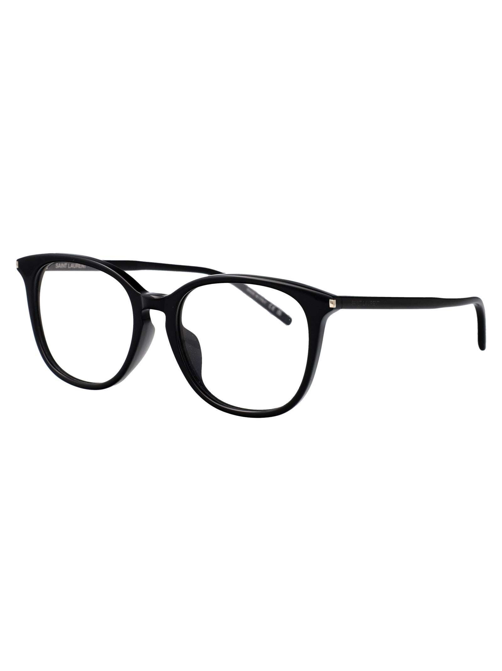 SAINT LAURENT Transparent Acetate Optical Glasses for Women