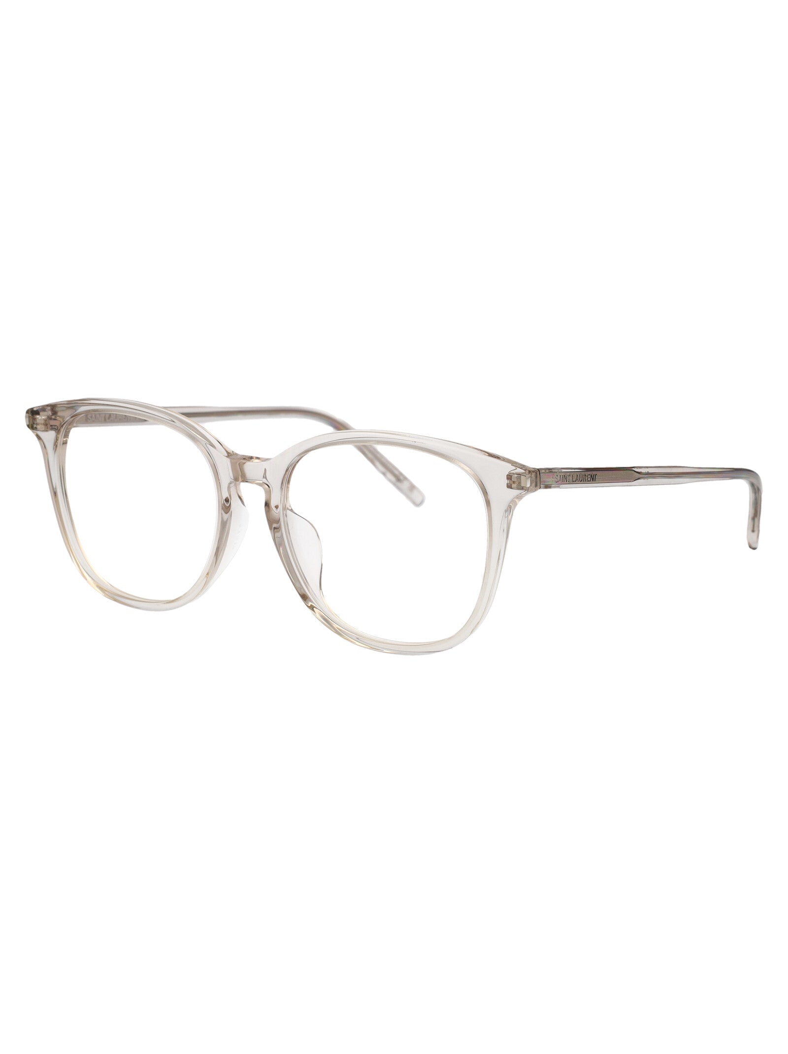 SAINT LAURENT Transparent Acetate Optical Glasses for Women
