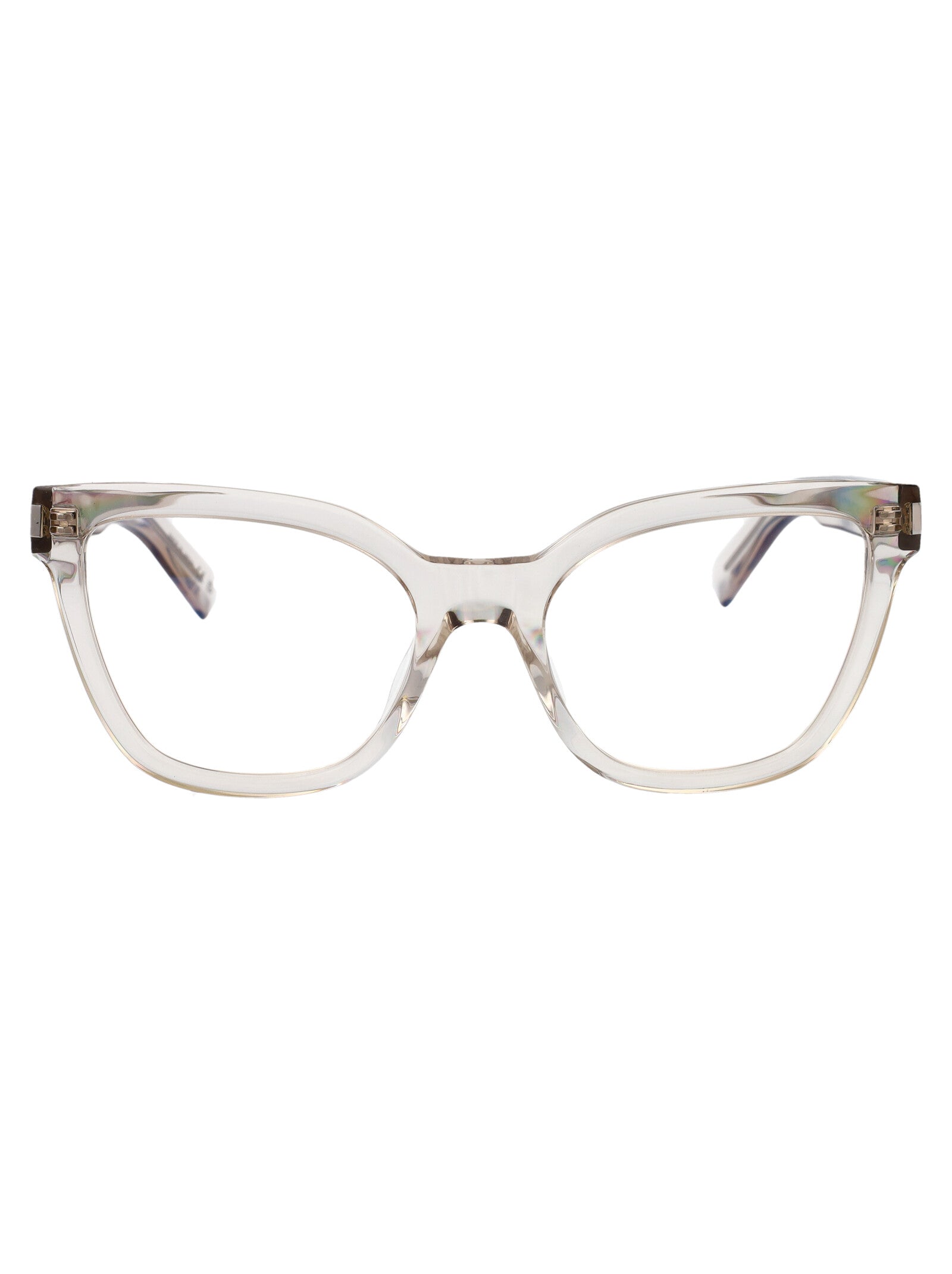 SAINT LAURENT Stylish Transparent Resin Optical Glasses for Women
