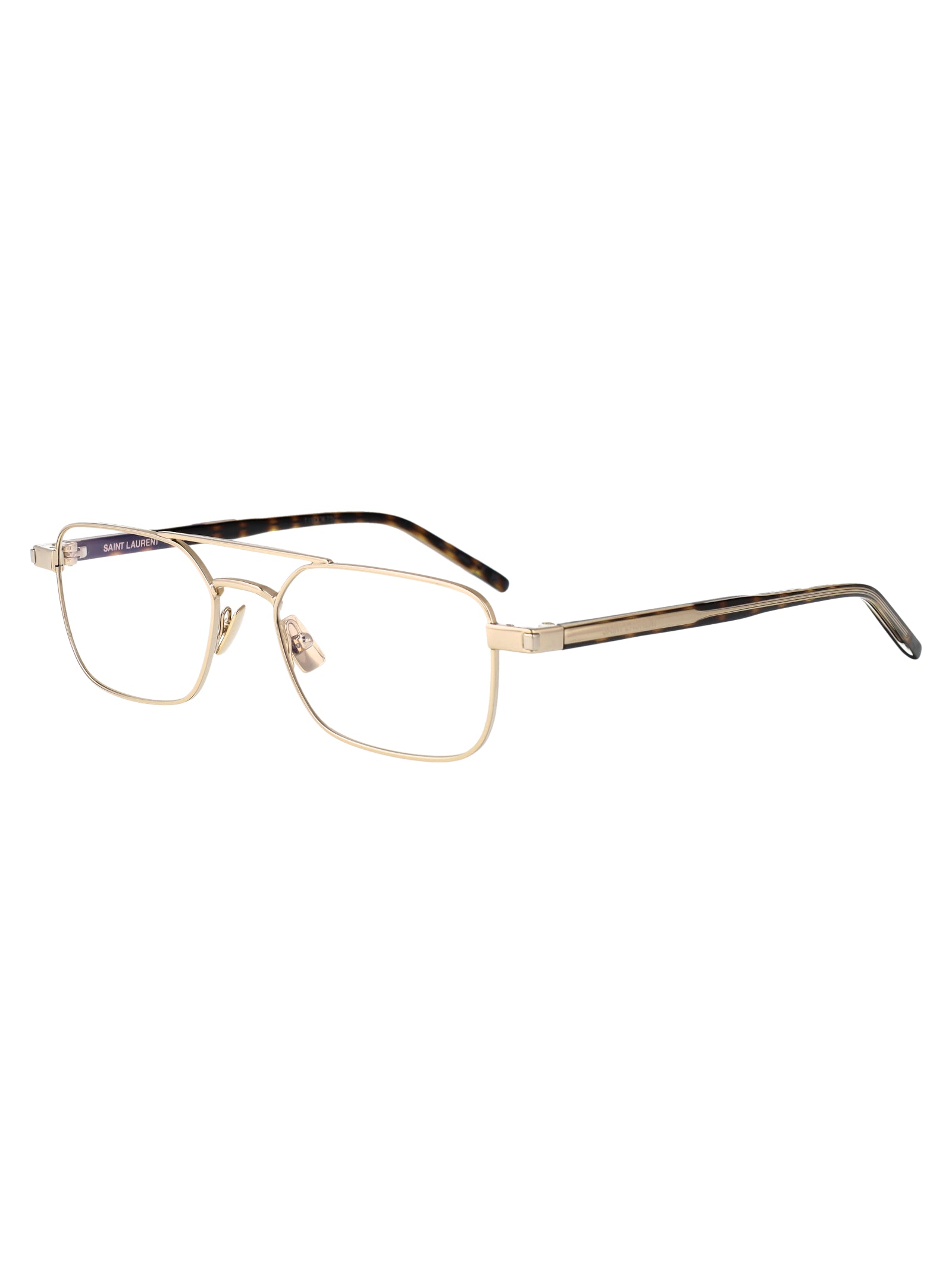 SAINT LAURENT Chic Metallic Crystal Glasses for Women - SL 780