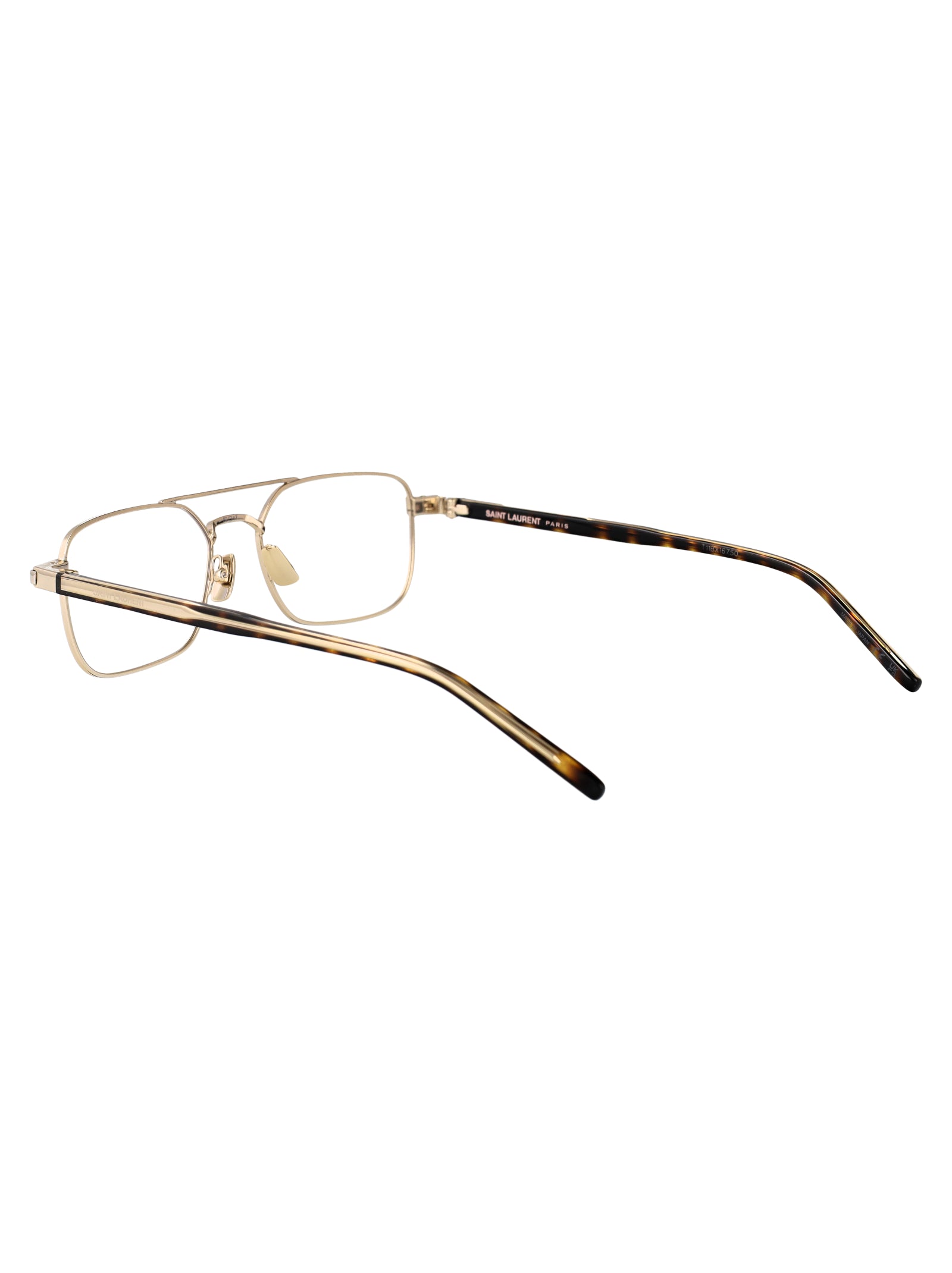 SAINT LAURENT Chic Metallic Crystal Glasses for Women - SL 780