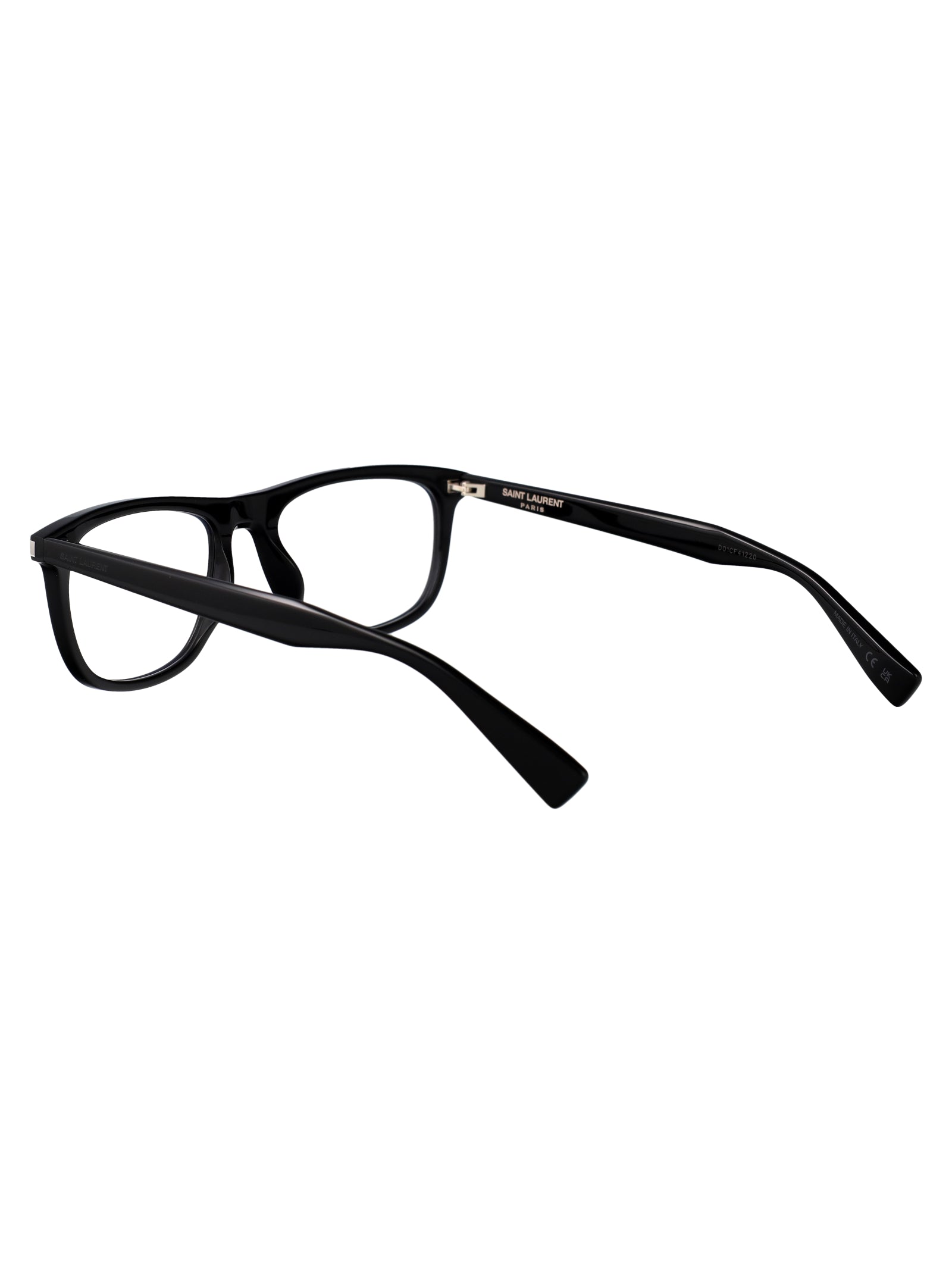 SAINT LAURENT Transparent Recycled Acetate Glasses