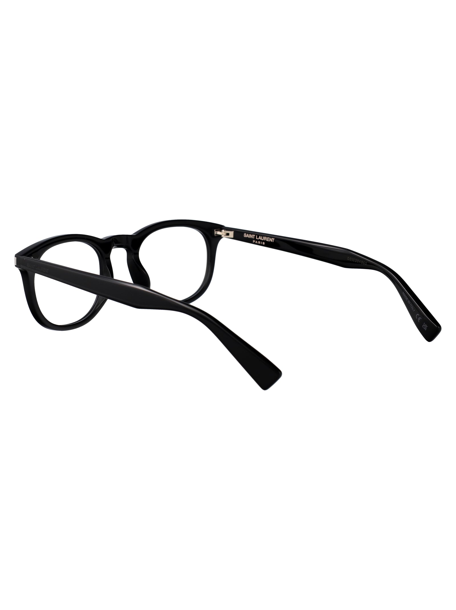 SAINT LAURENT Transparent Recycled Acetate Optical Glasses