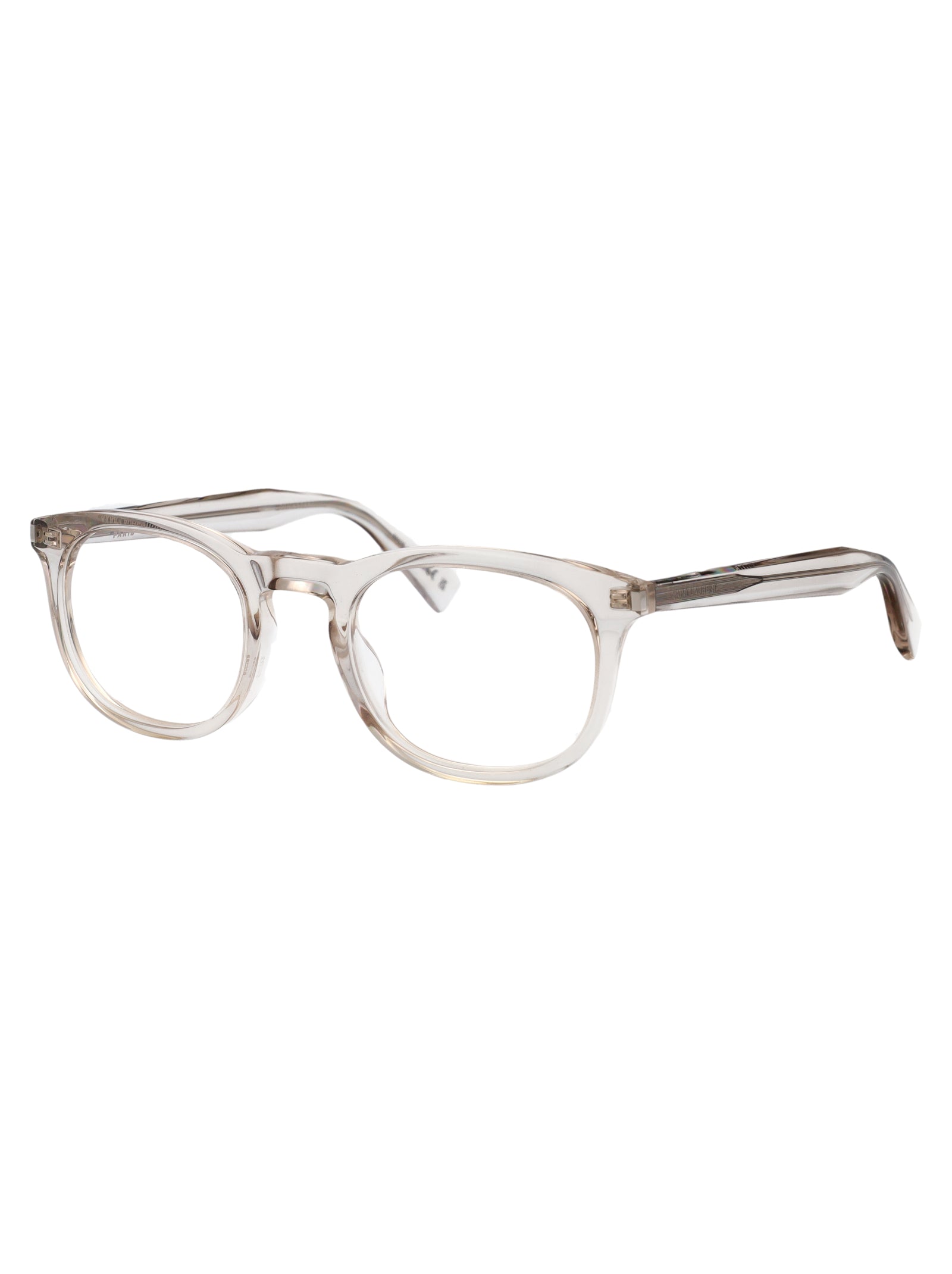 SAINT LAURENT Transparent Recycled Acetate Optical Glasses