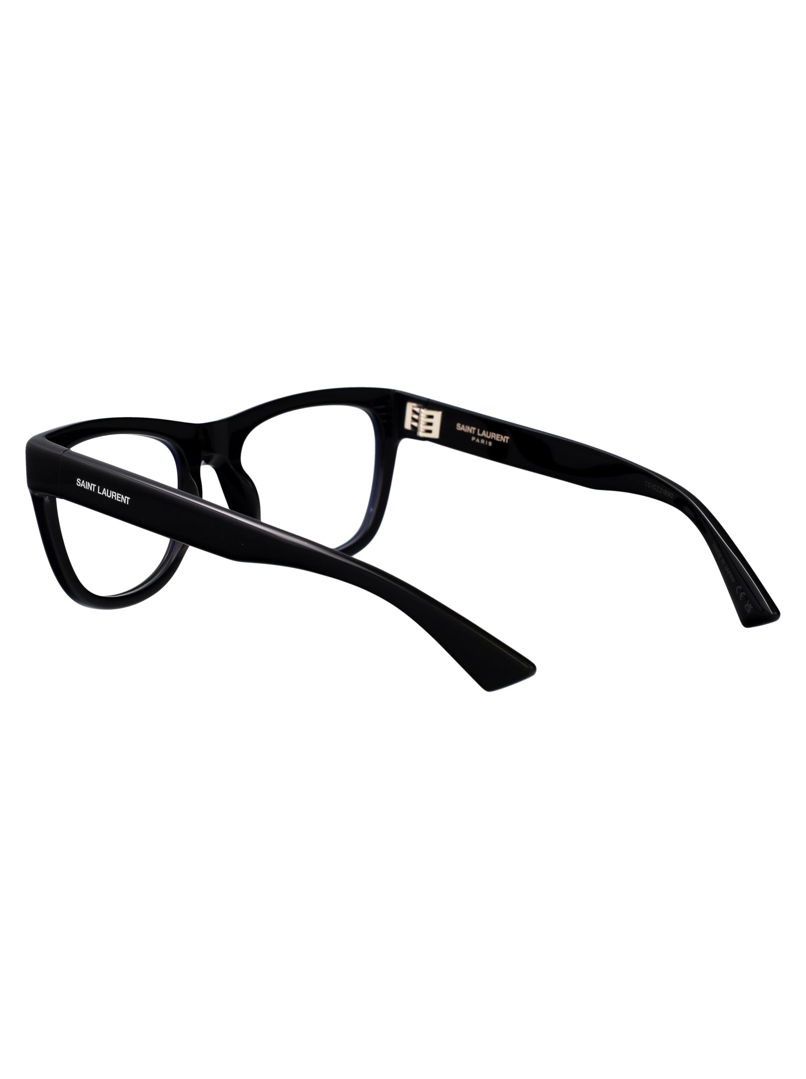 SAINT LAURENT Transparent Recycled Acetate Glasses for Women