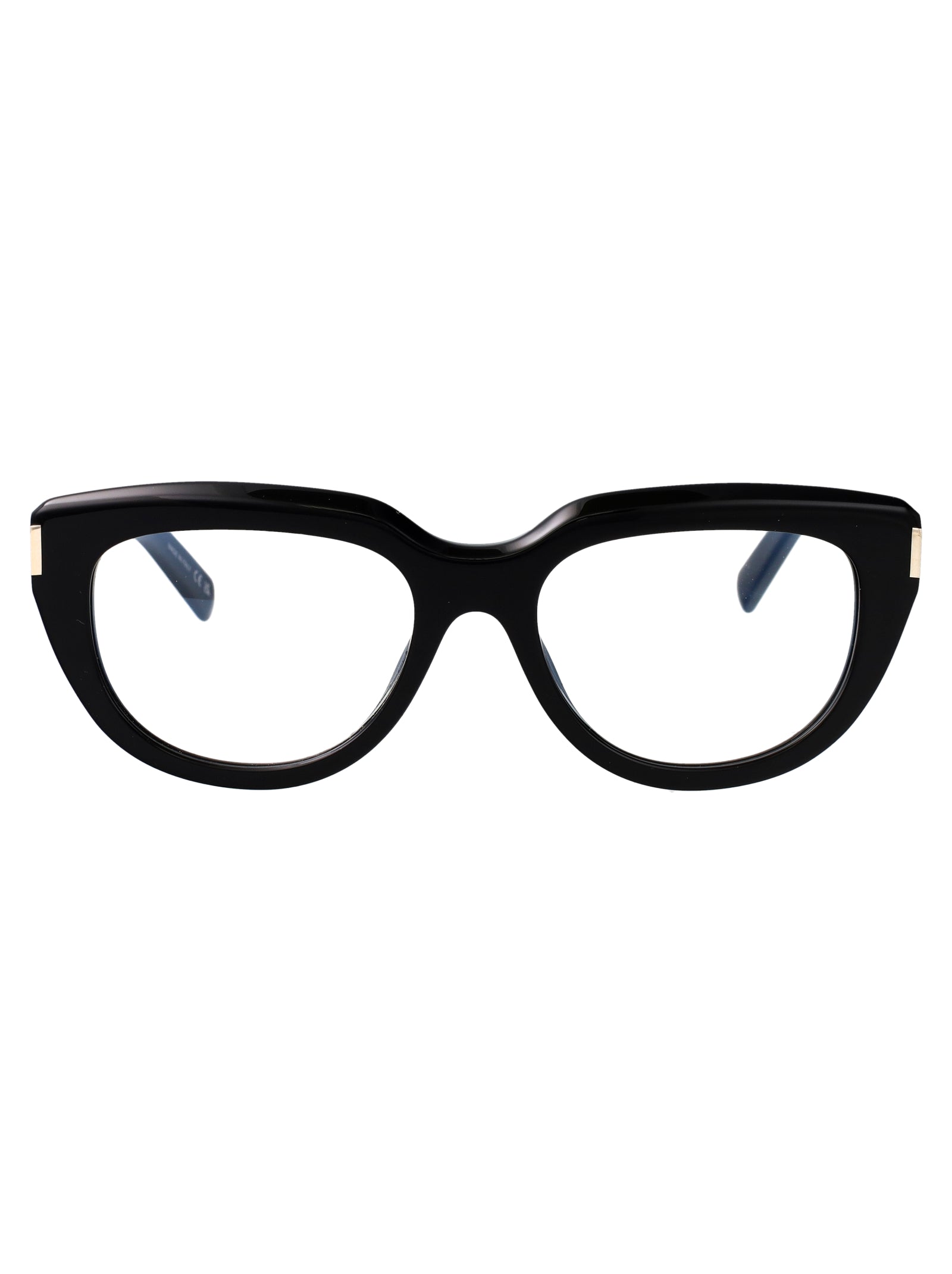 SAINT LAURENT Transparent Recycled Acetate Optical Glasses for Women