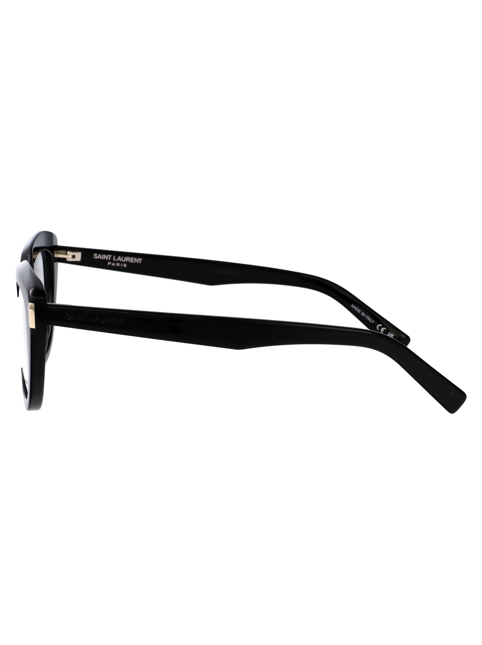 SAINT LAURENT Transparent Recycled Acetate Optical Glasses for Women