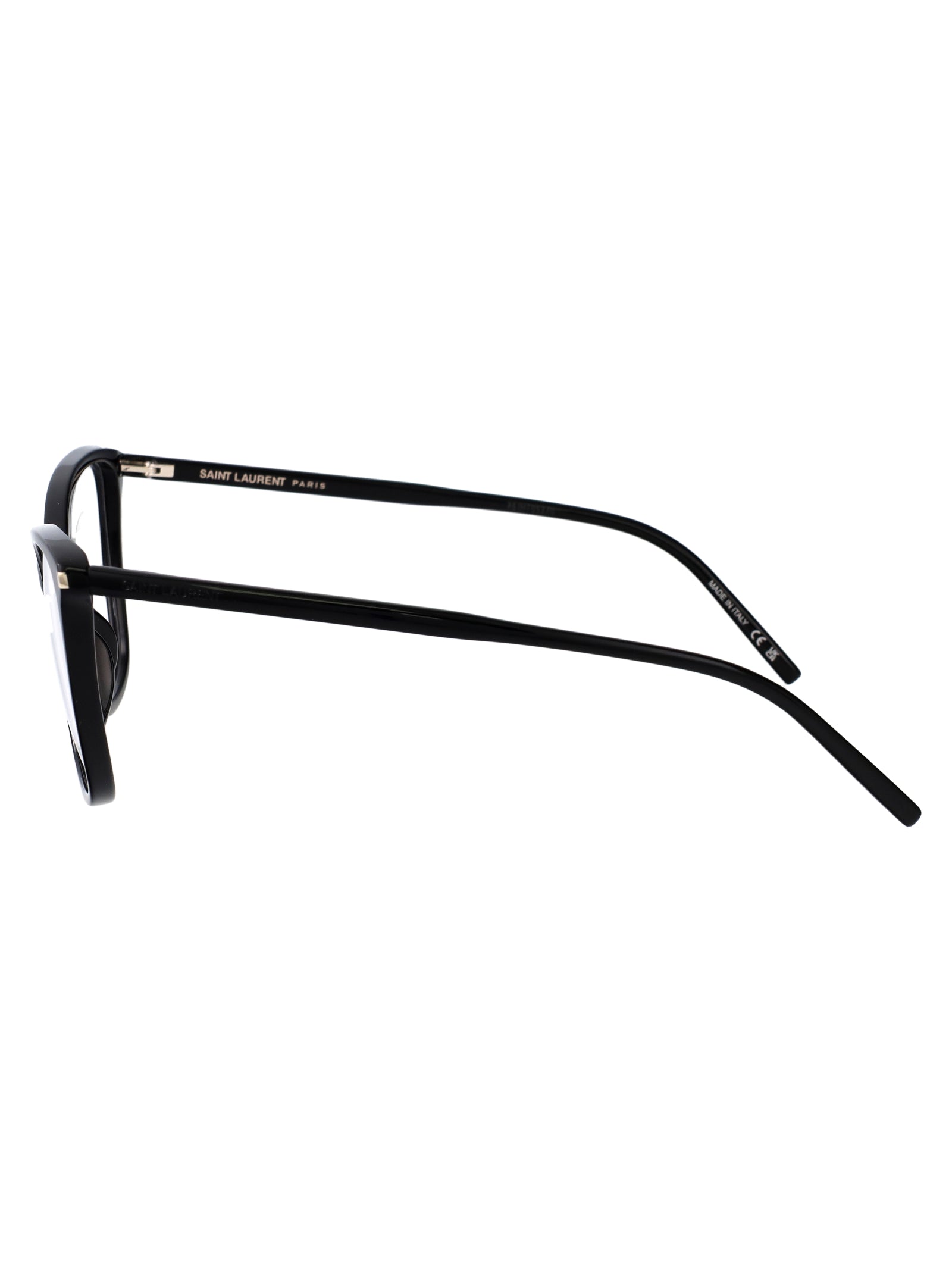 SAINT LAURENT Stylish Transparent Recycled Acetate Optical Glasses for Women