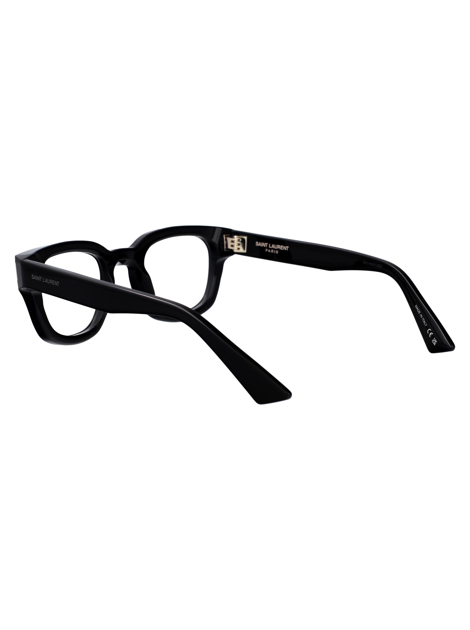 SAINT LAURENT Transparent Recycled Acetate Optical Glasses