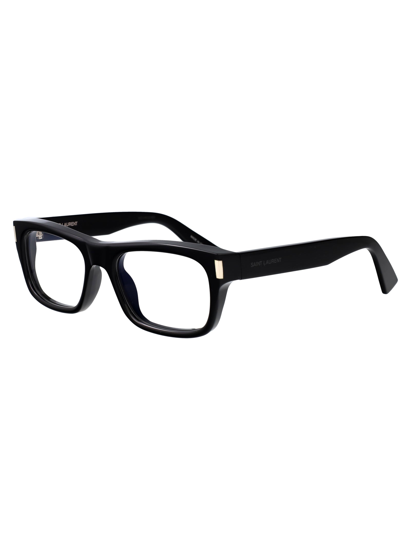 SAINT LAURENT Transparent Recycled Acetate Optical Glasses