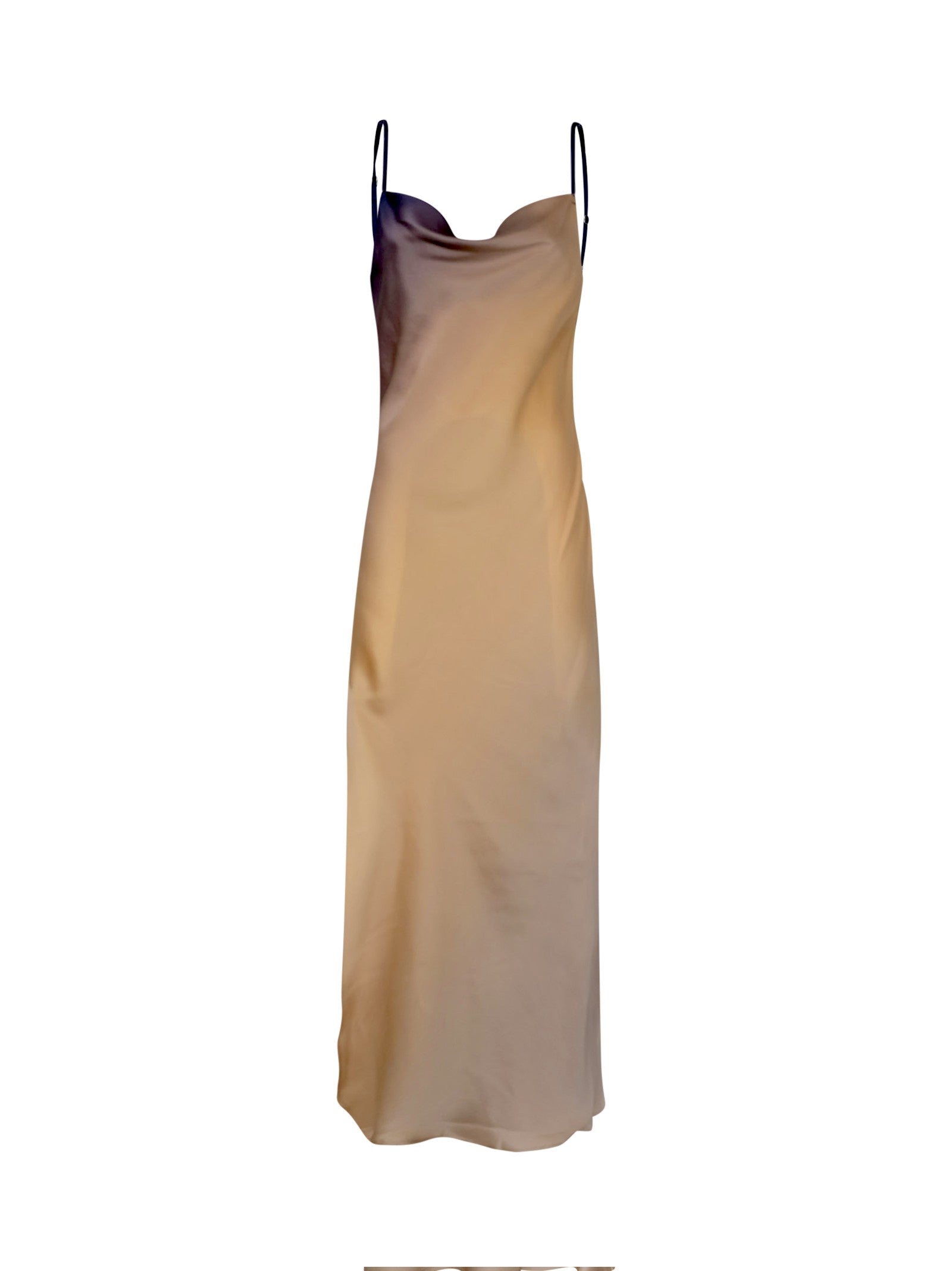 SLEEP NO MORE Elegant Long Silk Dress for Women