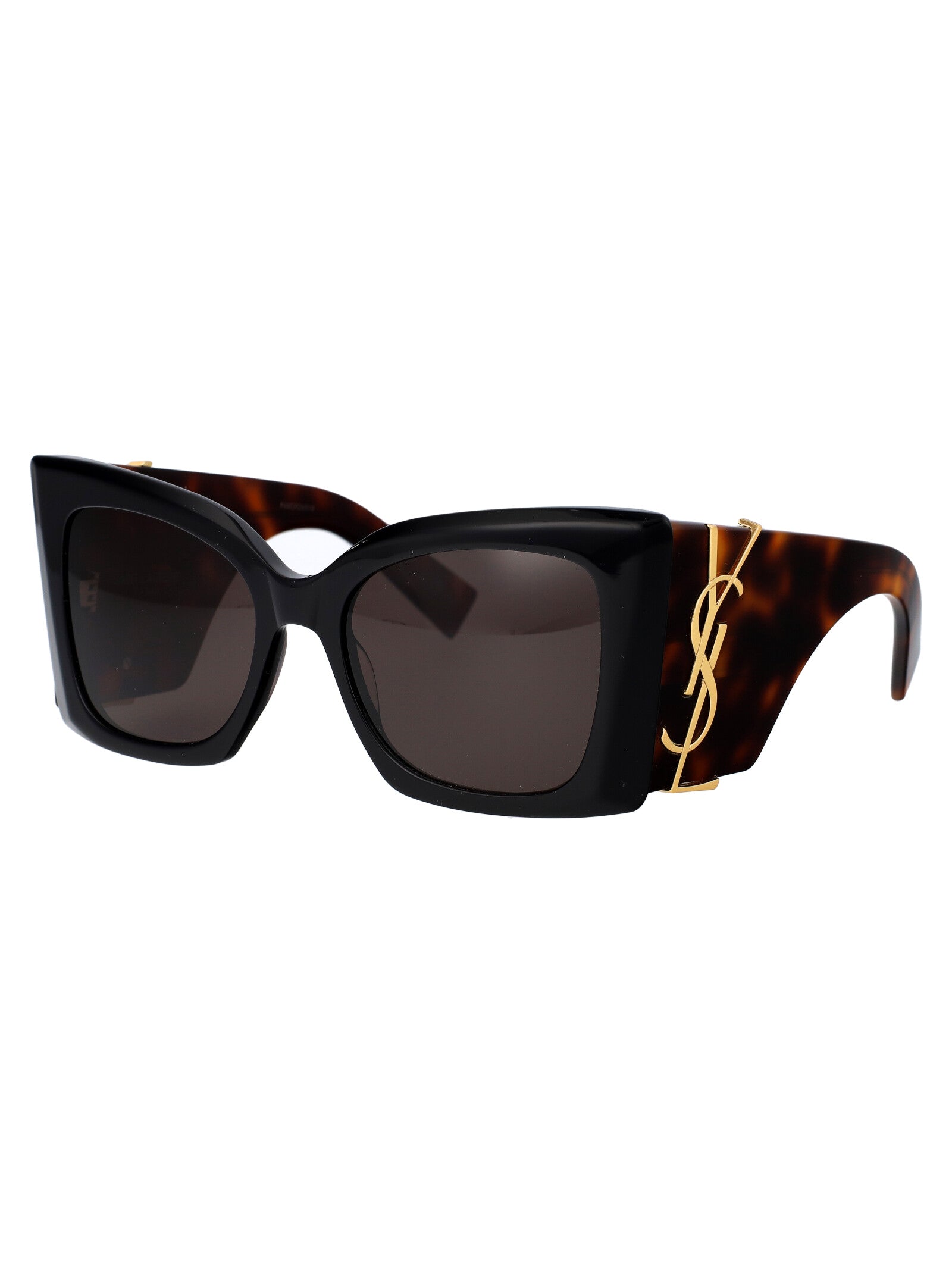 SAINT LAURENT Havana Acetate Sunglasses for Women