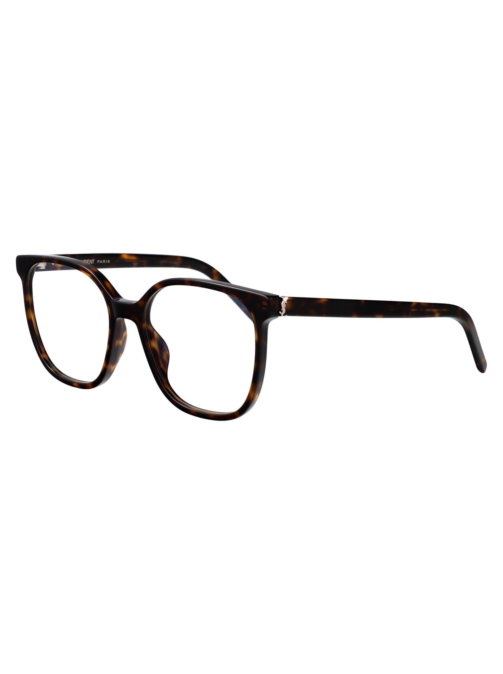 SAINT LAURENT Transparent Recycled Acetate Optical Glasses for Women