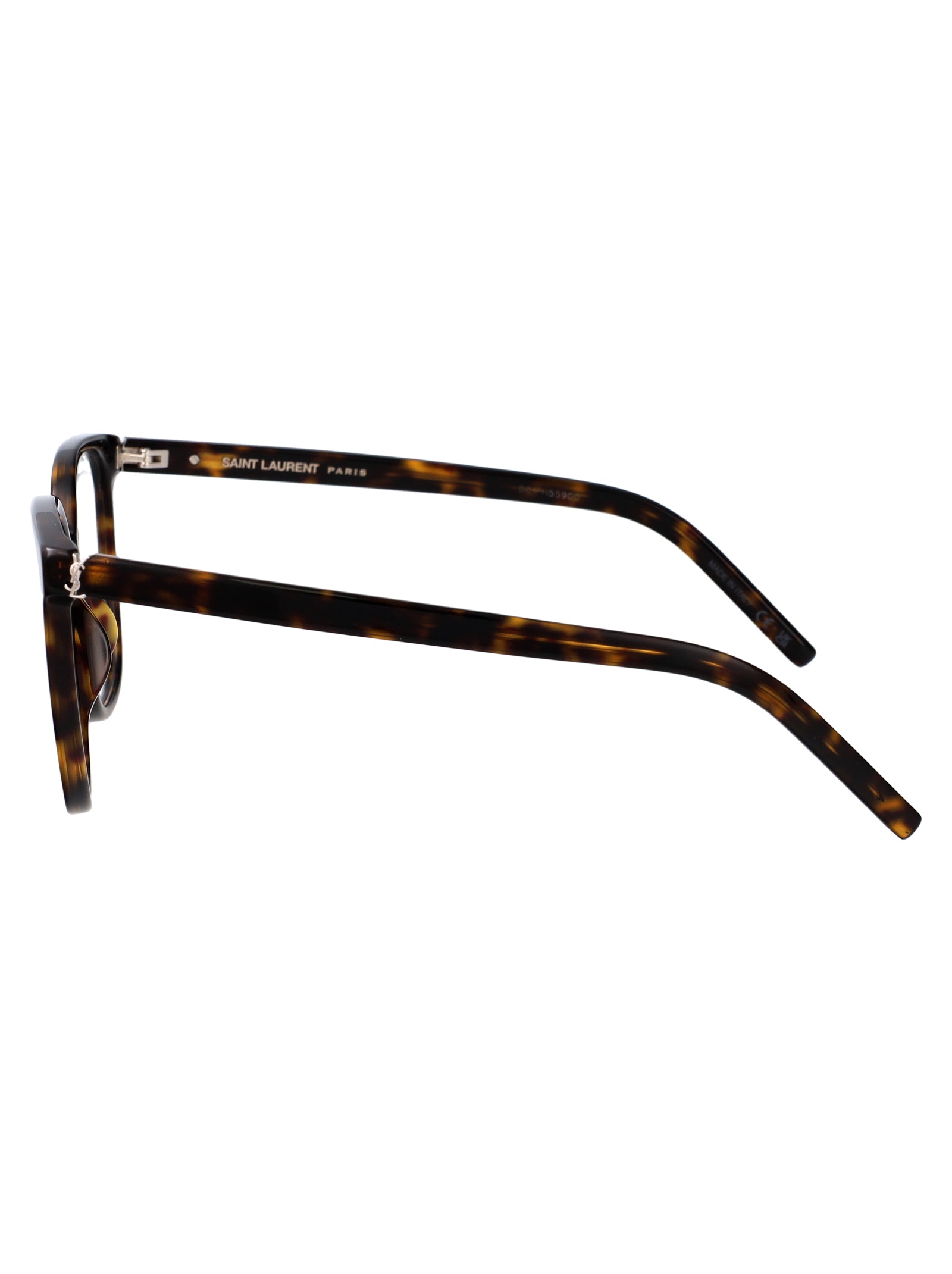 SAINT LAURENT Transparent Recycled Acetate Optical Glasses for Women