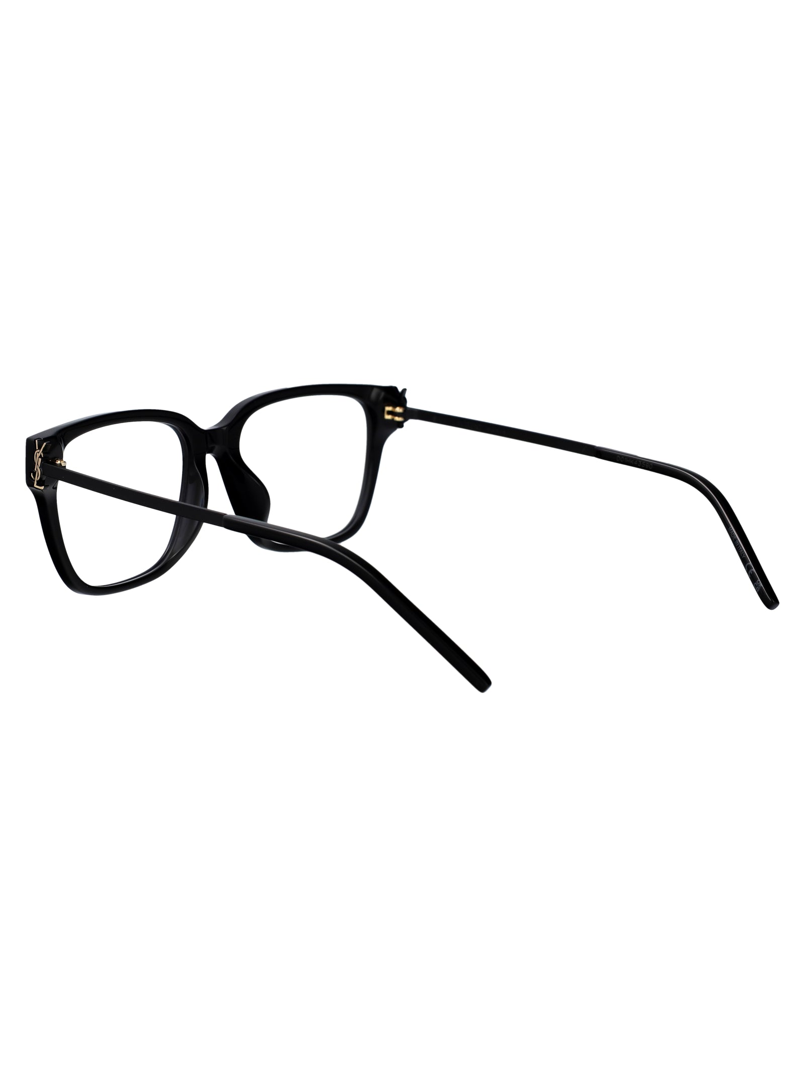 SAINT LAURENT Chic Transparent Recycled Acetate Optical Glasses for Women
