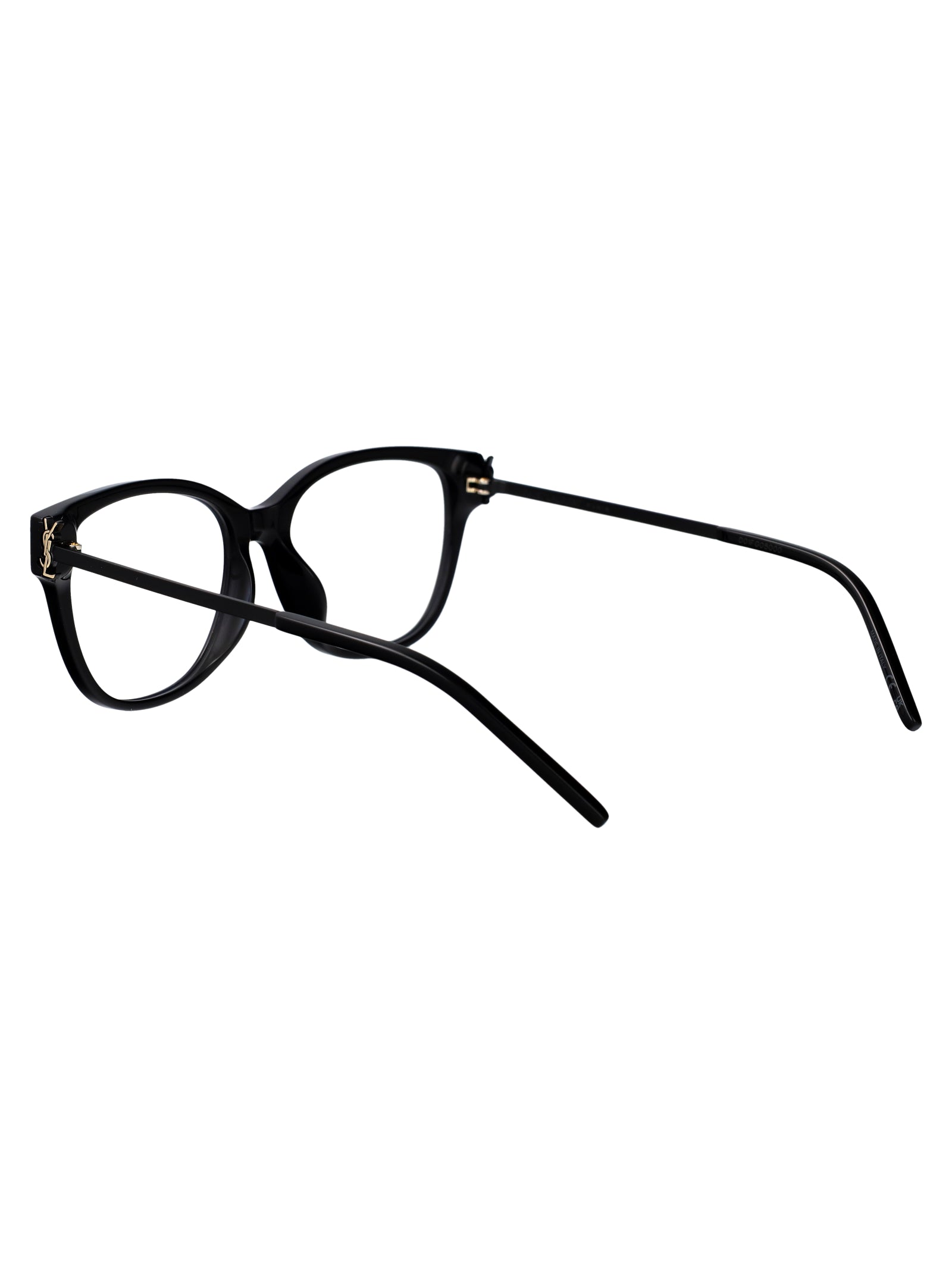 SAINT LAURENT Transparent Recycled Acetate Optical Glasses for Women