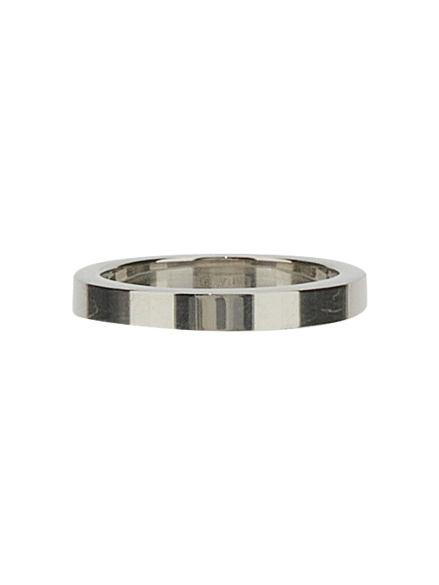 MAISON MARGIELA Engraved Logo Ring - 3 mm Height