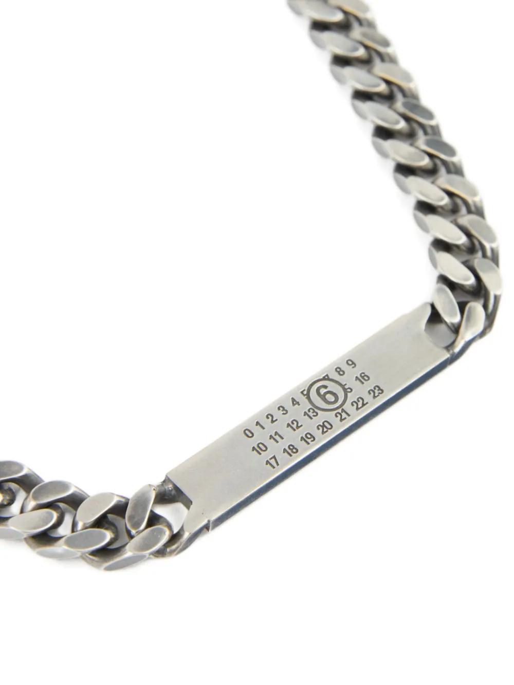 MM6 MAISON MARGIELA Minimal Logo ID Necklace