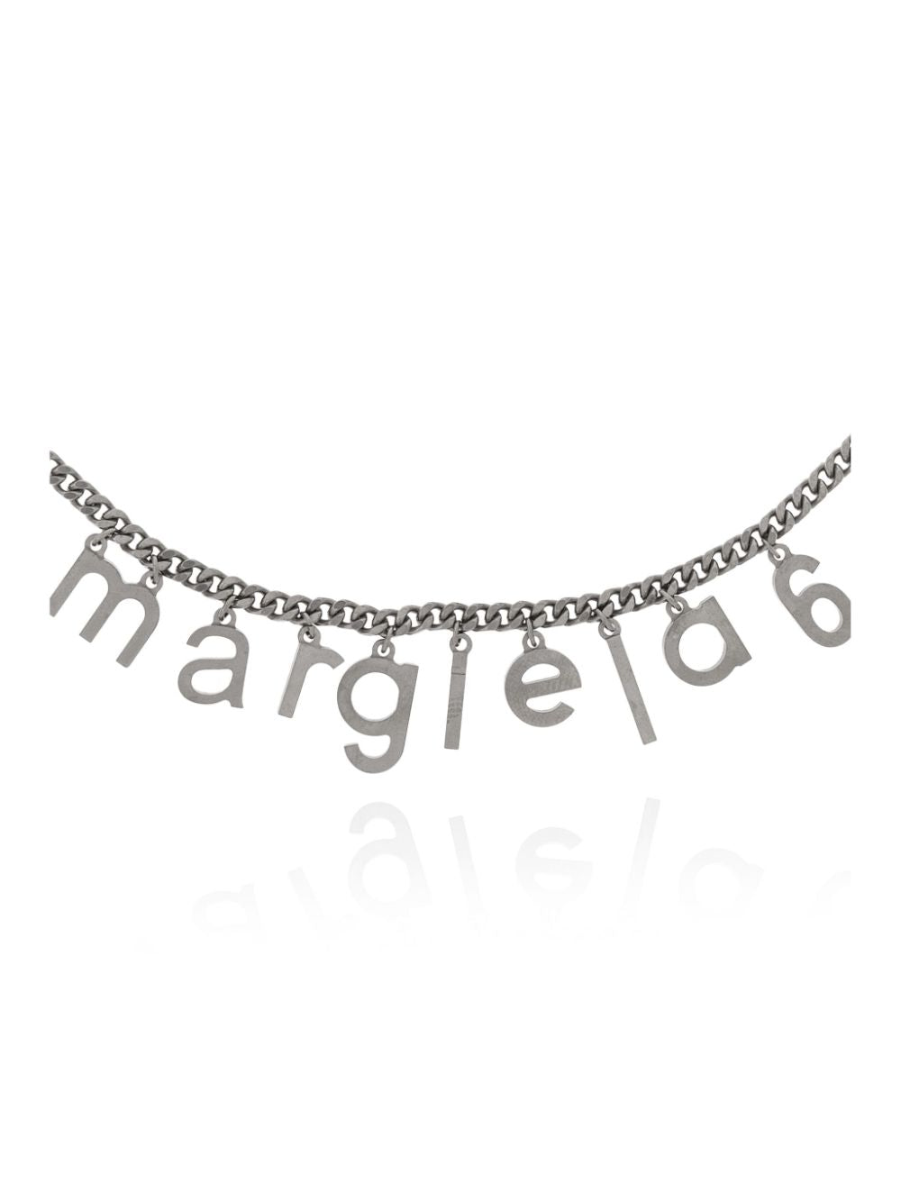 MM6 MAISON MARGIELA Pendant Logo Necklace - Adjustable Curb Chain
