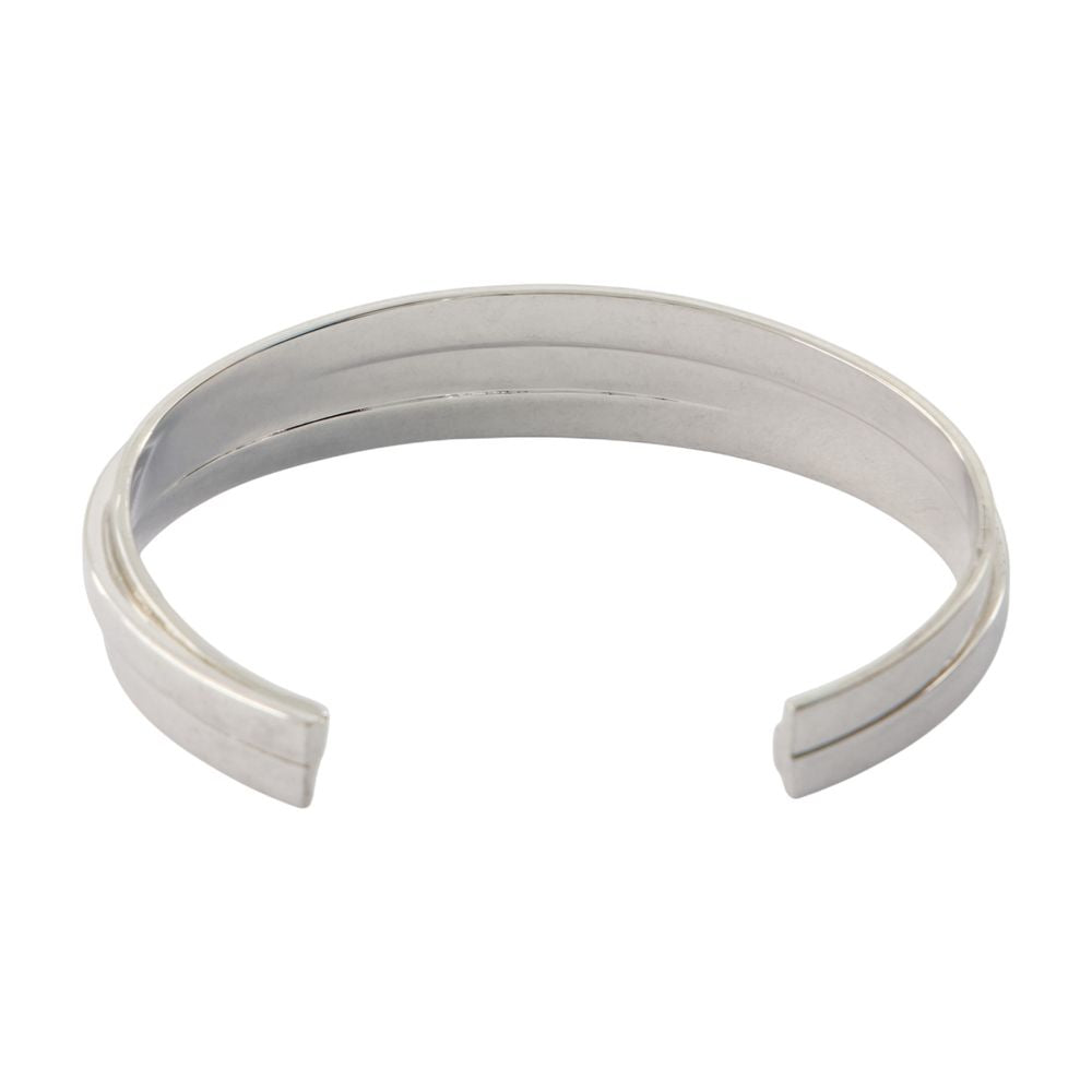 MM6 MAISON MARGIELA Enamel Logo Cuff Bracelet for Women