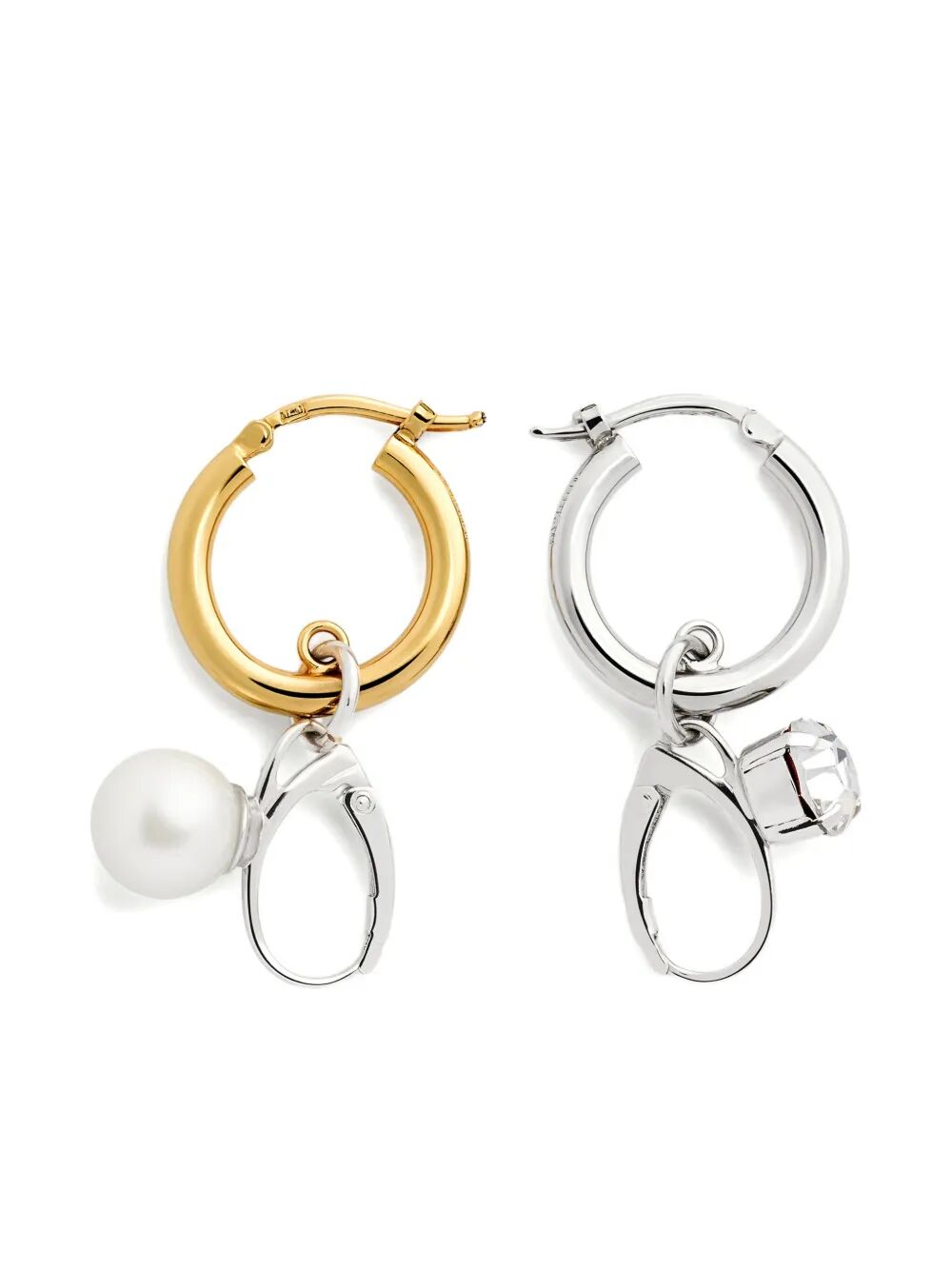 MM6 MAISON MARGIELA Mini Metallic Statement Earrings