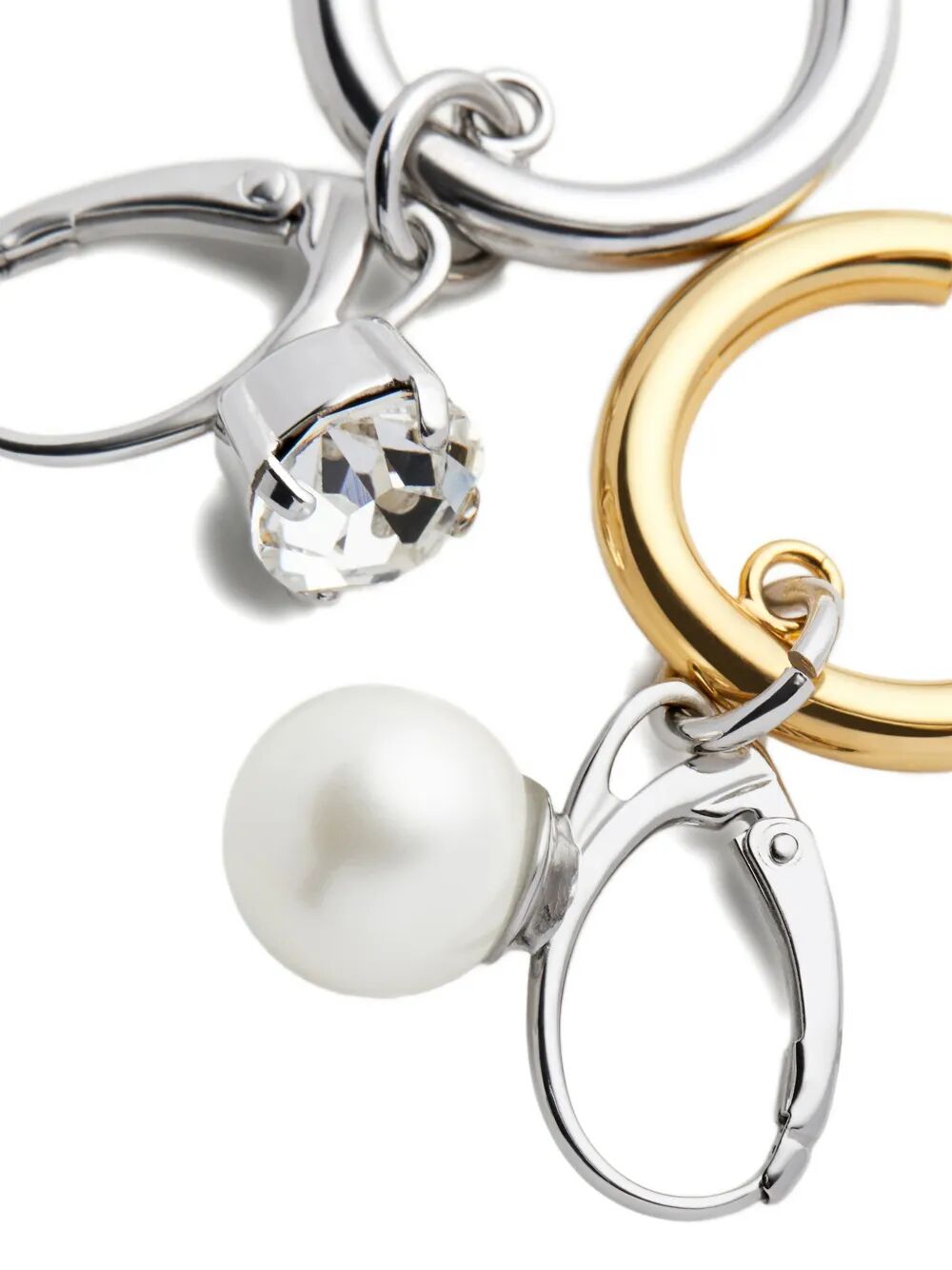 MM6 MAISON MARGIELA Mini Metallic Statement Earrings