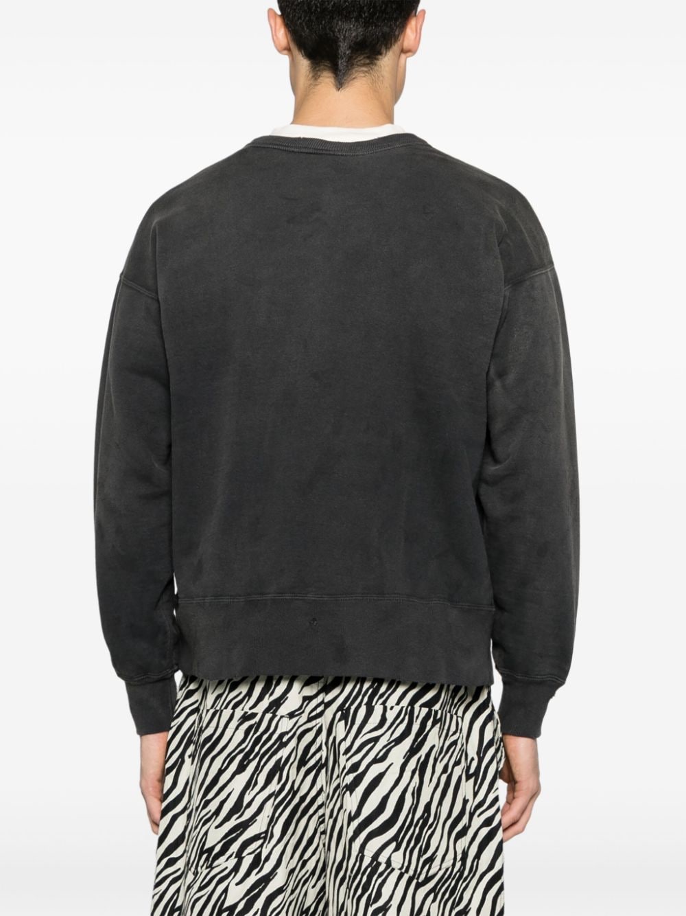 SAINT MXXXXXX Men's Lightweight Distressed Logo Sweatshirt