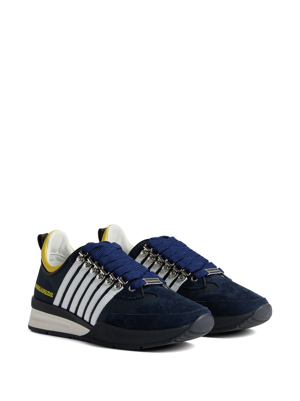 DSQUARED2 Striped Low Top Sneakers