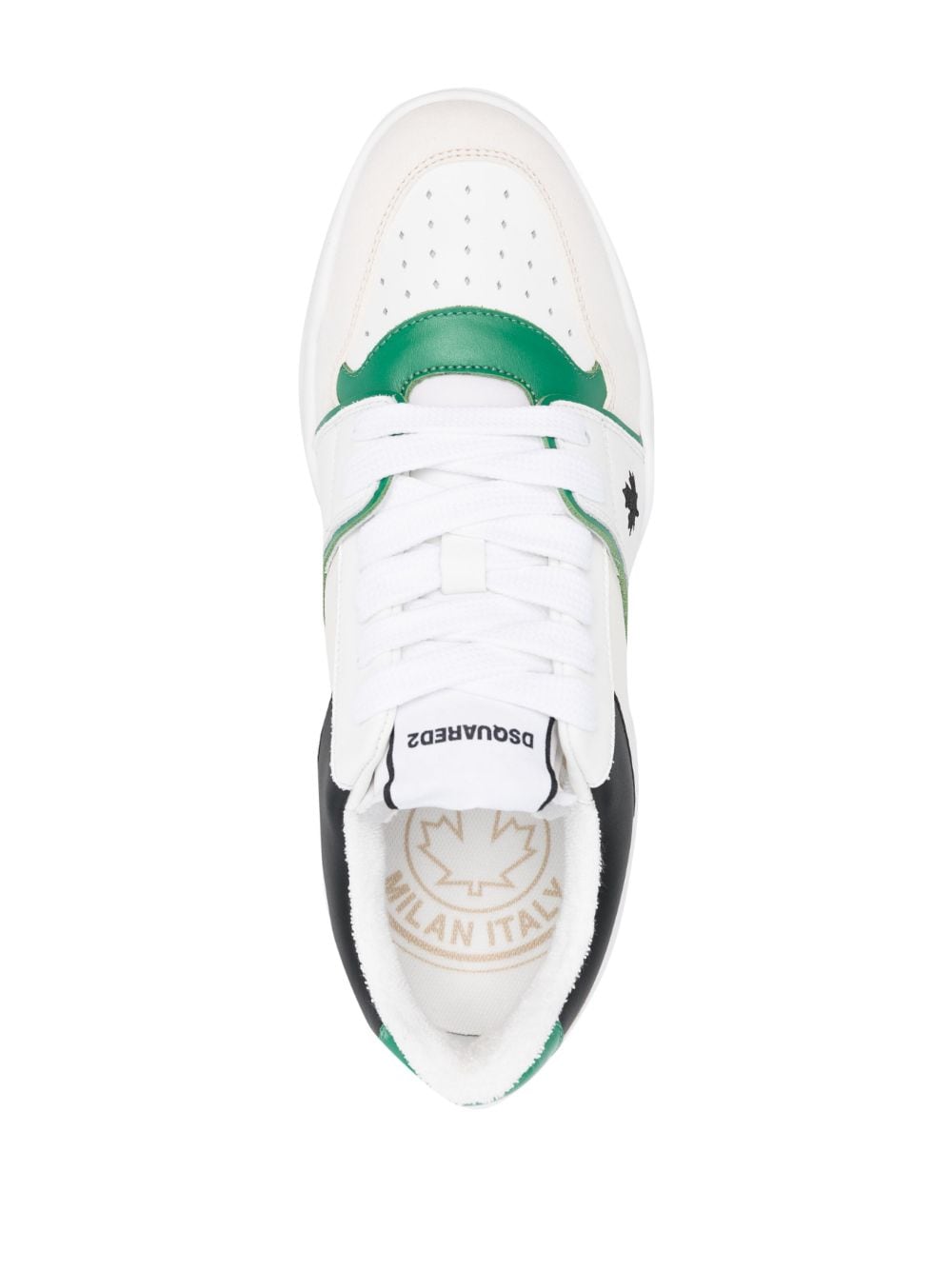 DSQUARED2 Men's Low Top Leather Sneakers
