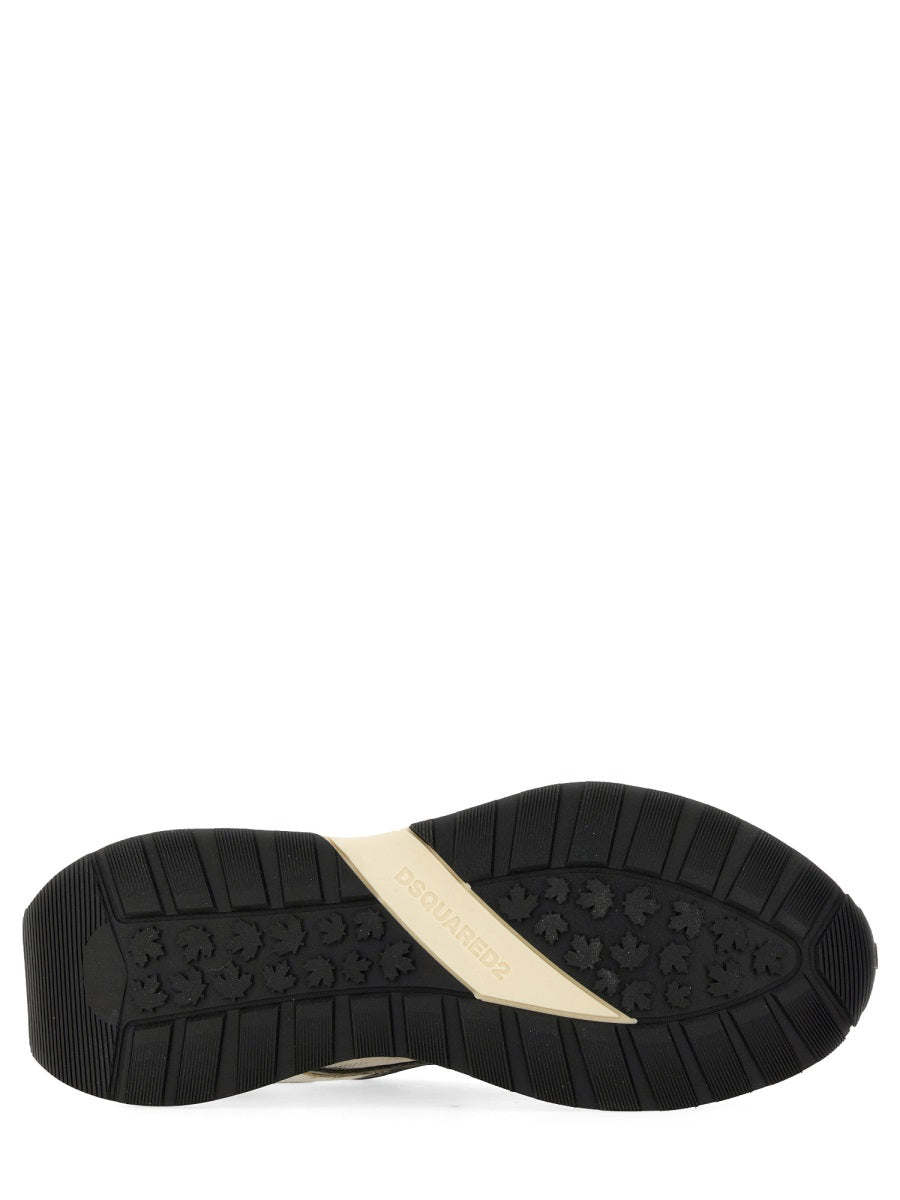 DSQUARED2 Leather Sneakers with Rubber Outsole for Men - SS25 Collection