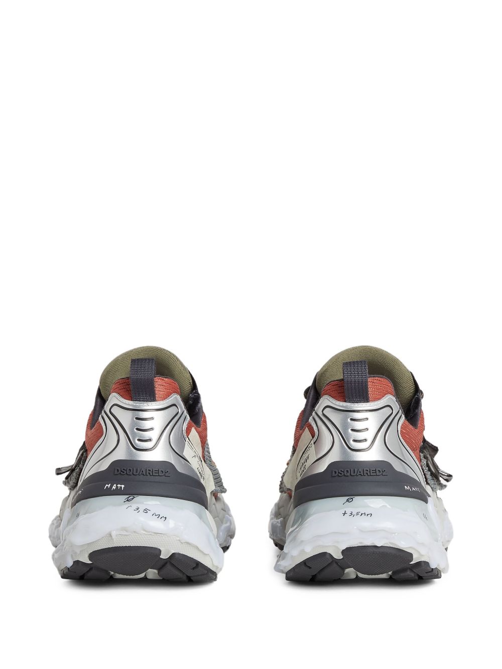 DSQUARED2 Multicolored Fabric Sneaker for Men