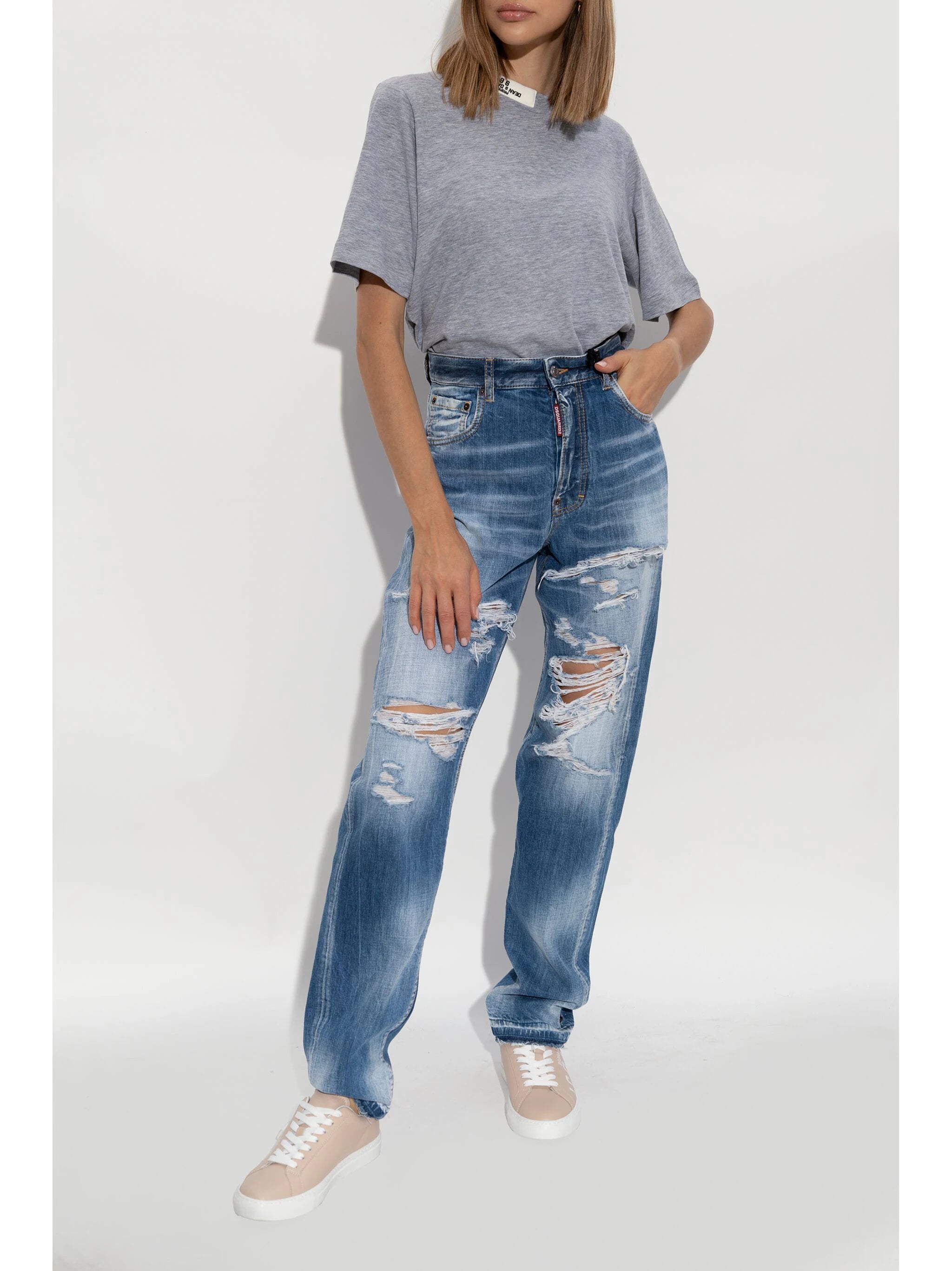 DSQUARED2 Cotton Sneaker for Women - FW24