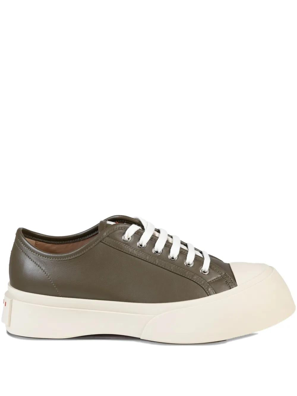 MARNI Leather Platform Trainers for Men