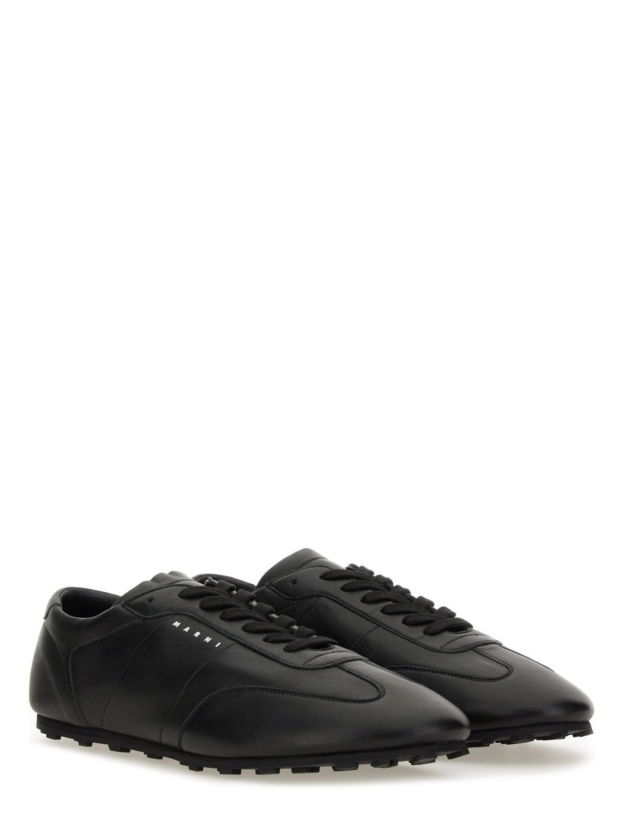MARNI Men's Luxe Leather Sneakers