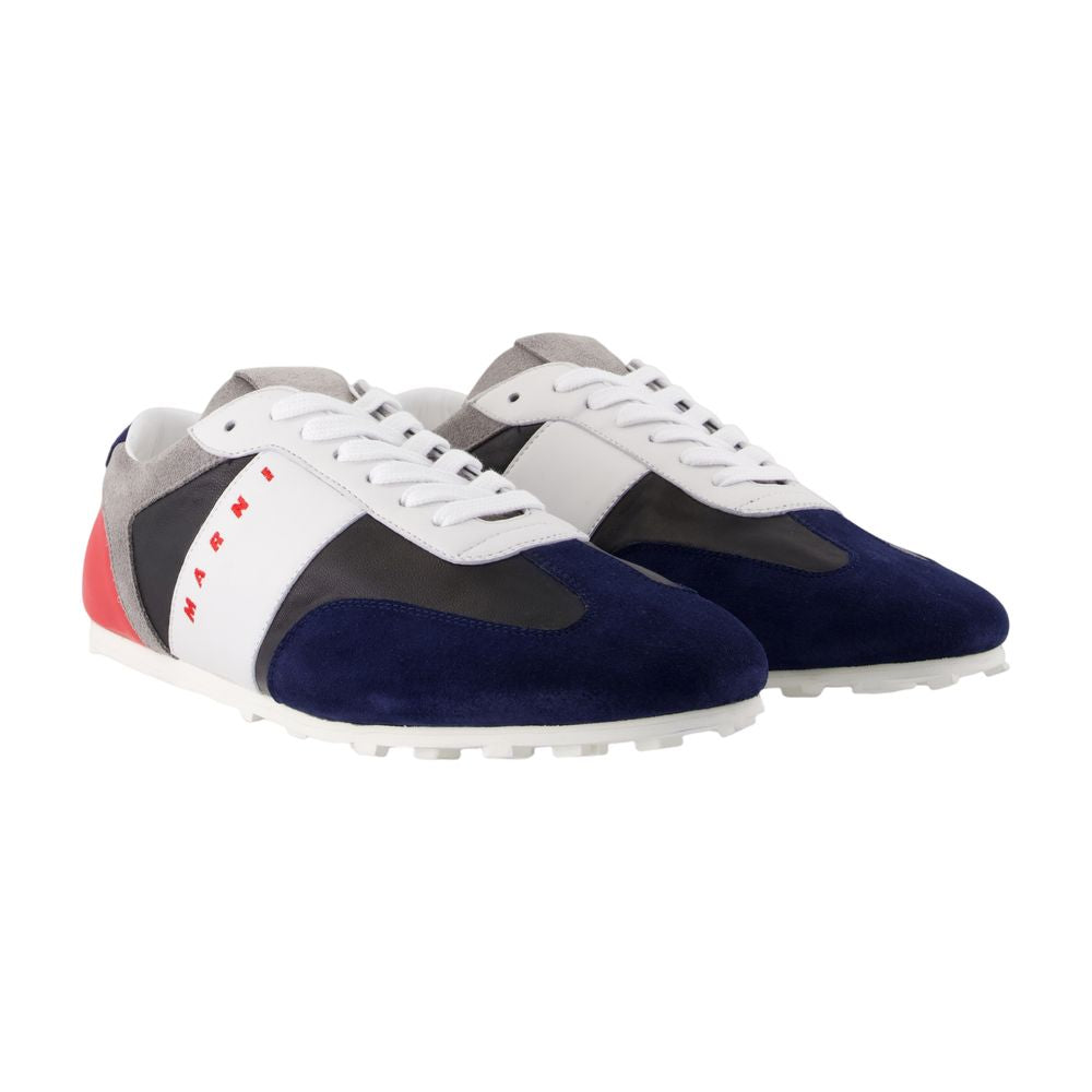 MARNI Men's Premium Leather Sneakers