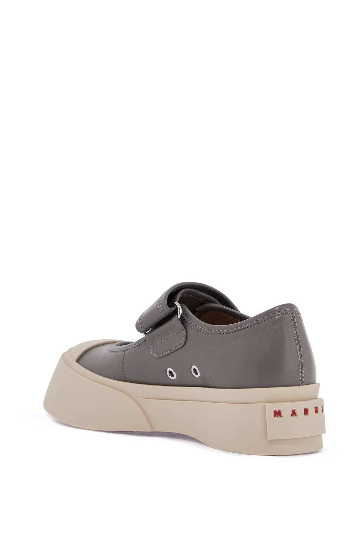 MARNI Leather Mary Jane Sneaker - Women's