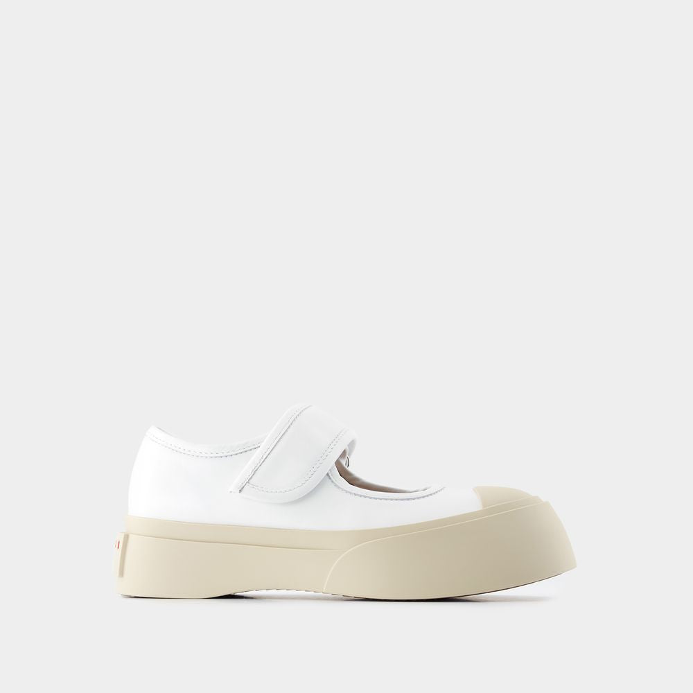 MARNI Leather Mary Jane Sneakers for Women