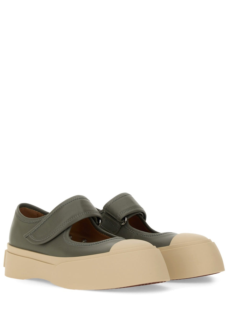 MARNI Mary Jane Leather Sneakers for Women