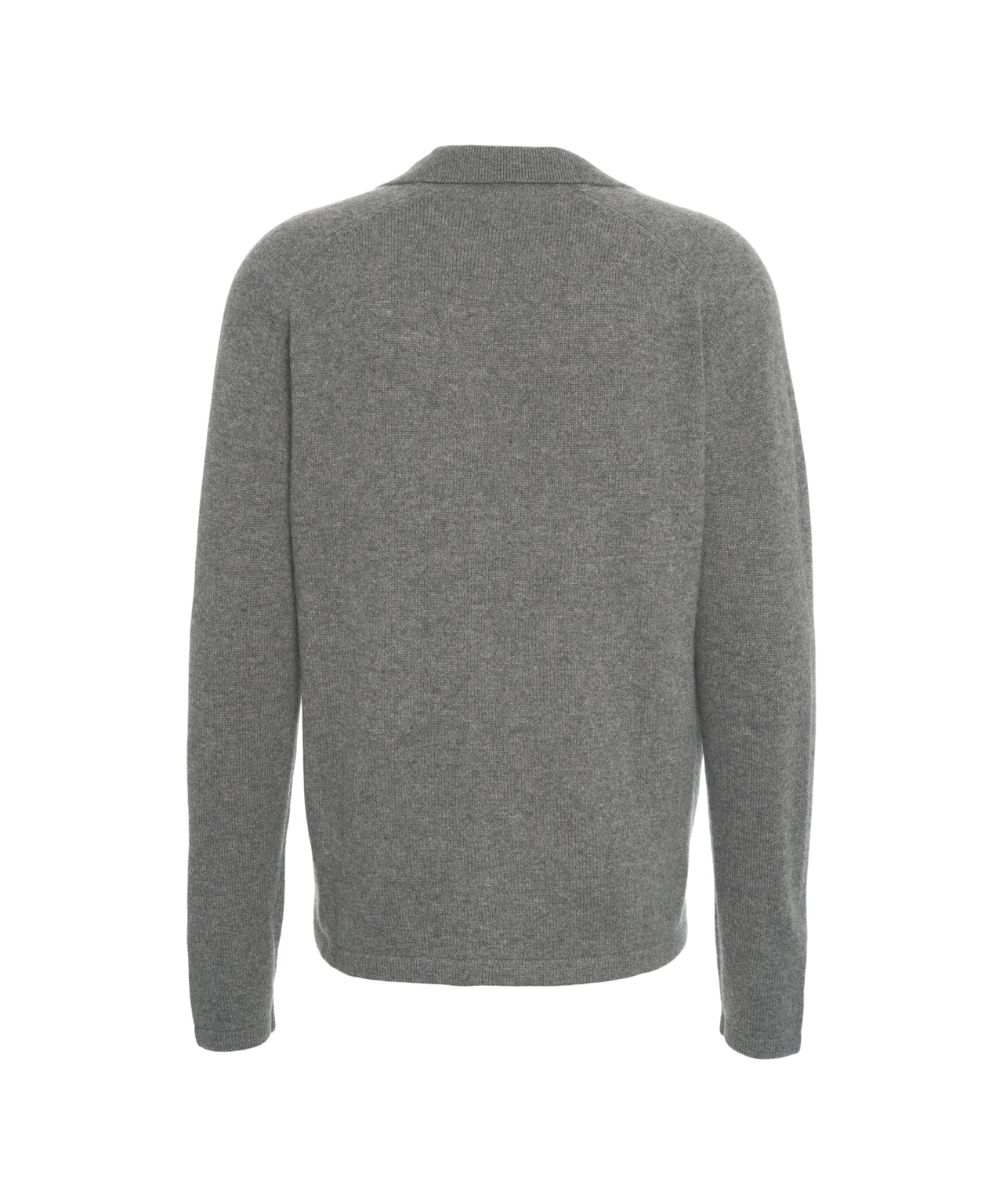 SOFT GOAT Luxury Cashmere Cardigan with Classic Shirt Collar