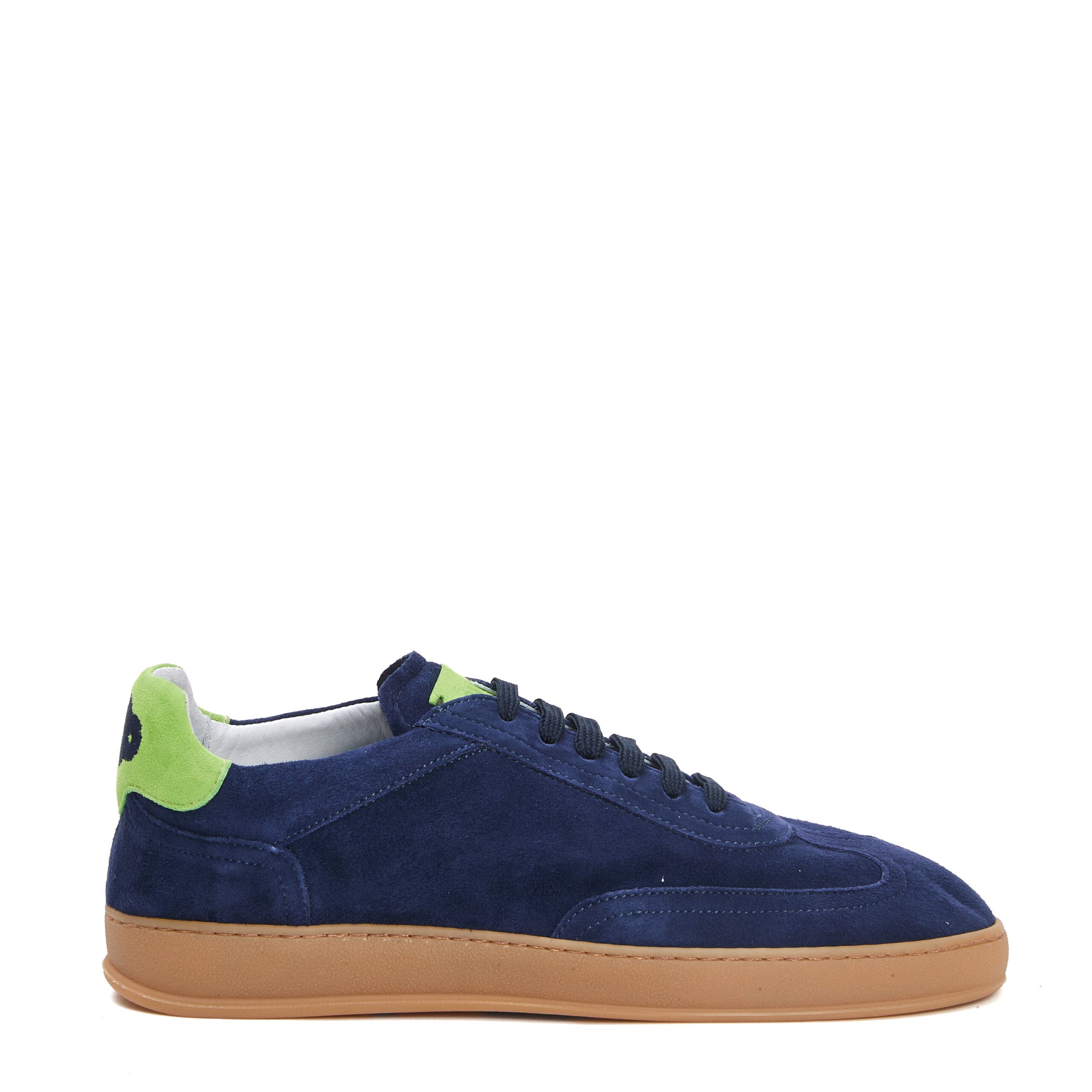 SOLDINI Suede Sneakers with Rubber Sole - 3 cm Height