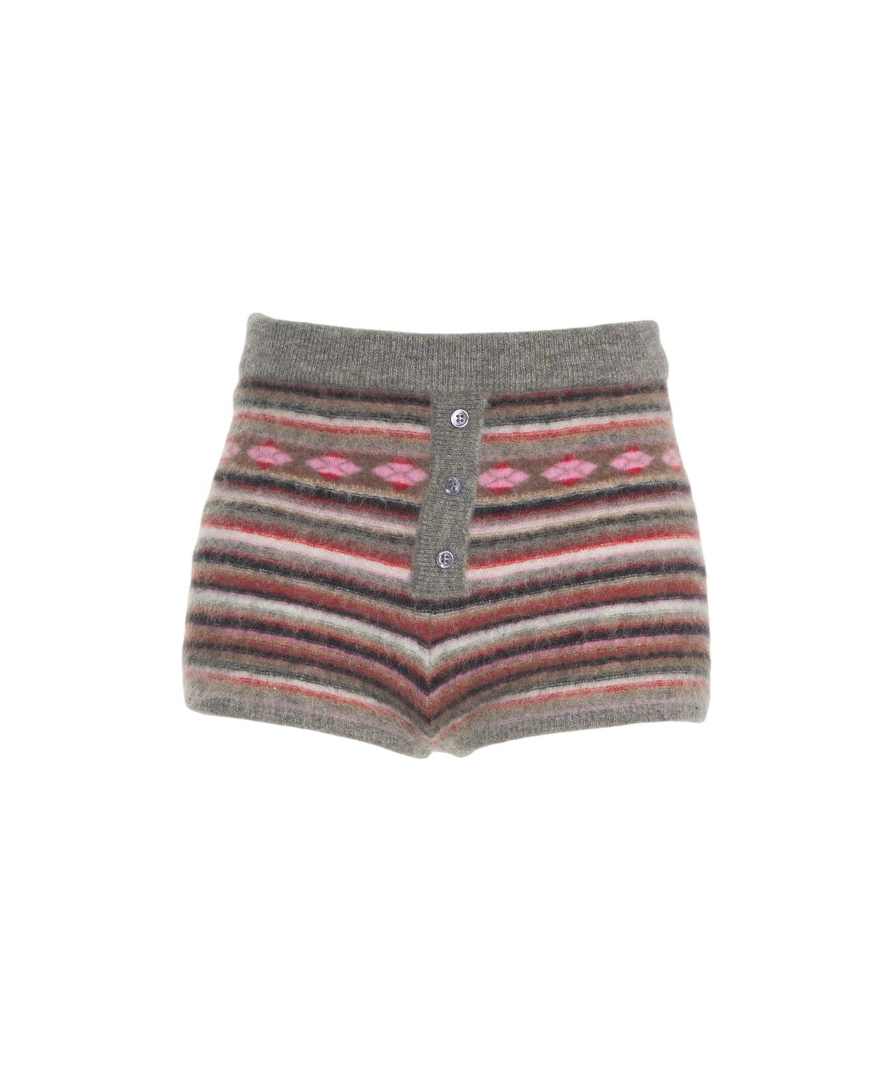 SOLOTRE Allu Barbie Knit Mini Shorts