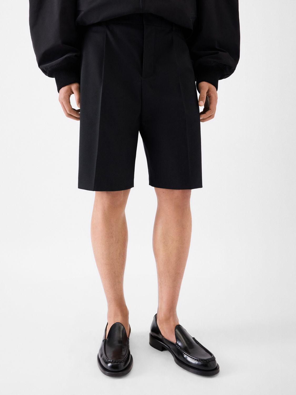 JACQUEMUS Mini Tailored Black Trousers for Men