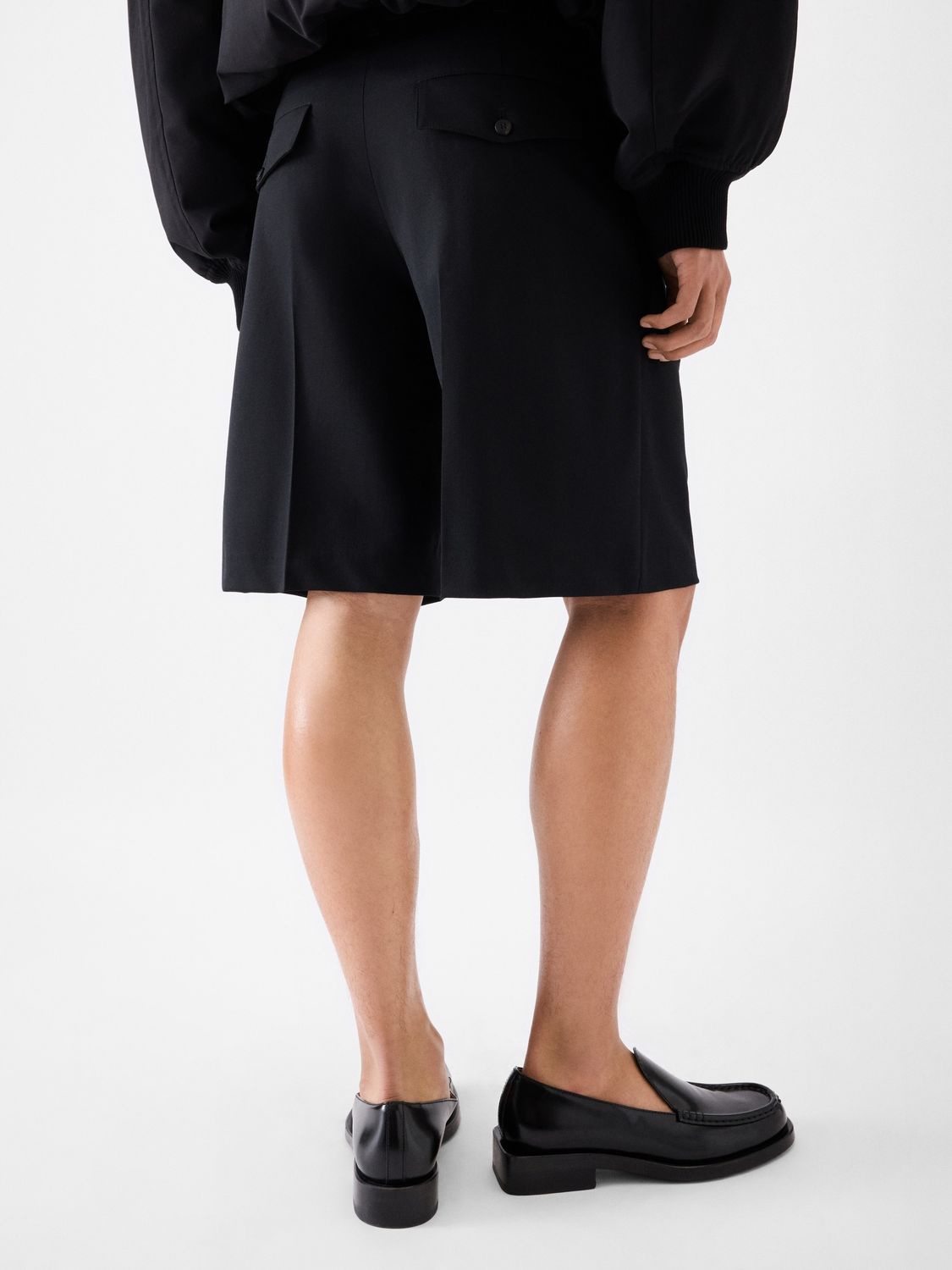 JACQUEMUS Mini Tailored Black Trousers for Men