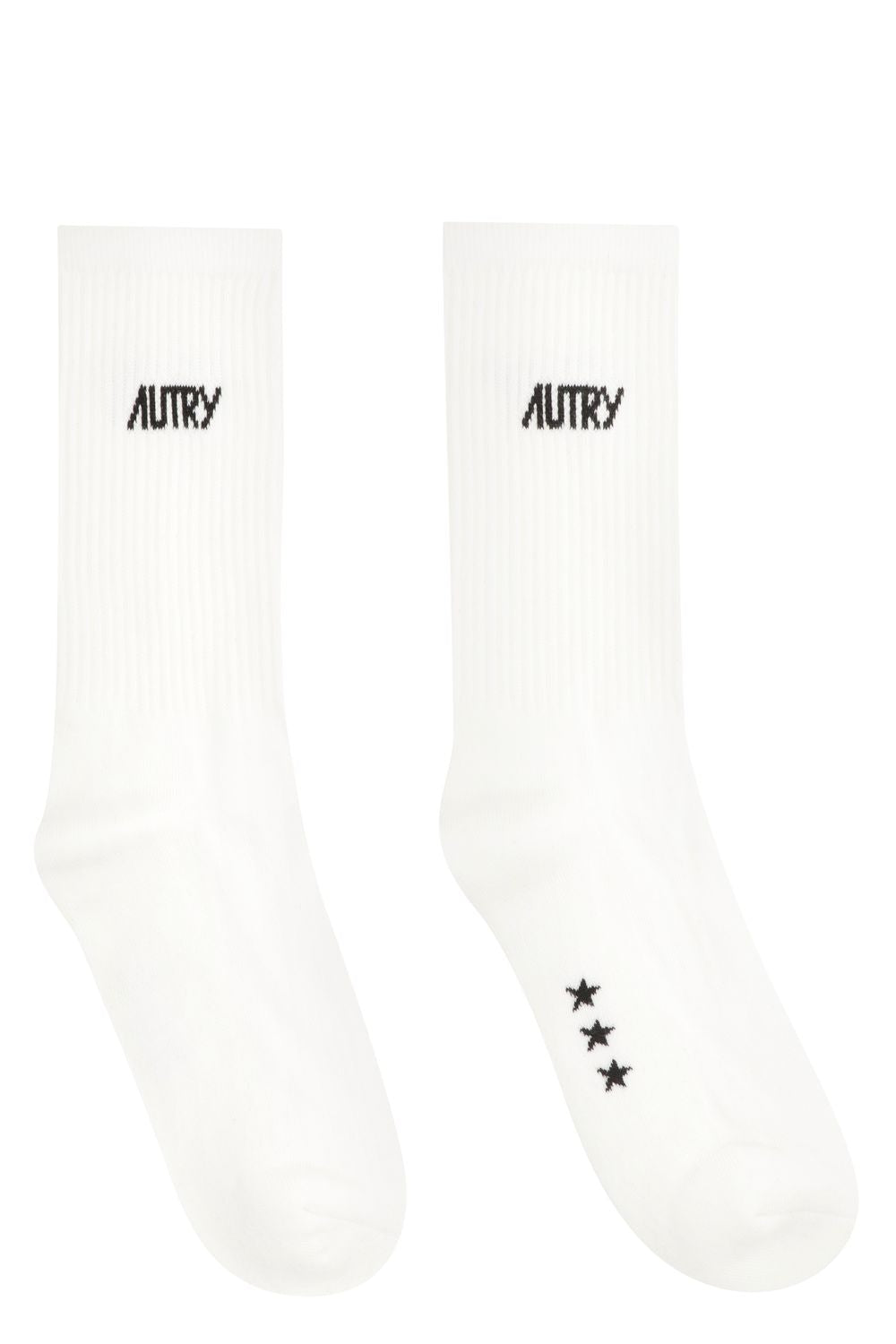 AUTRY Logo Cotton Blend Socks for Men
