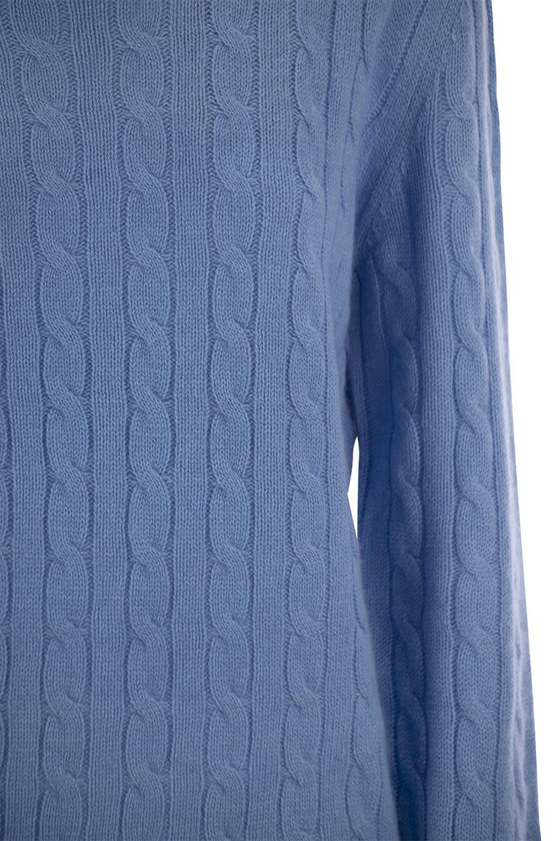 MC2 SAINT BARTH Women's Classic Crew-Neck Jumper in Wool and Cashmere Blend