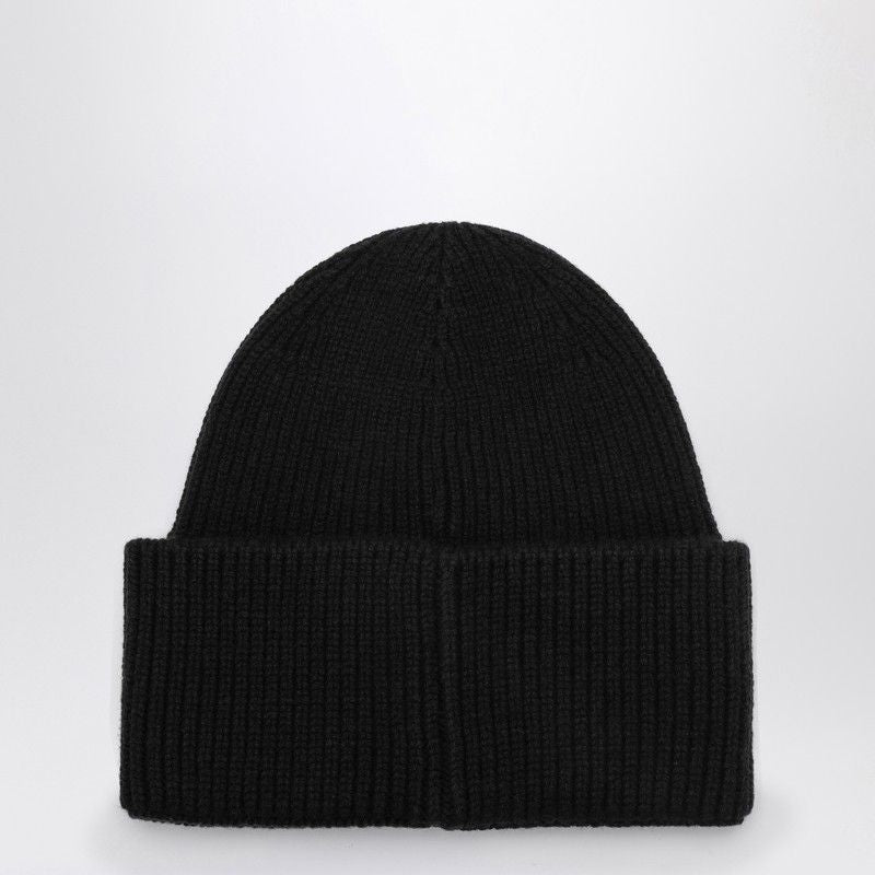 DESTIN Wool and Cashmere Beanie with Ribbed Weave and Turned-Up Hem