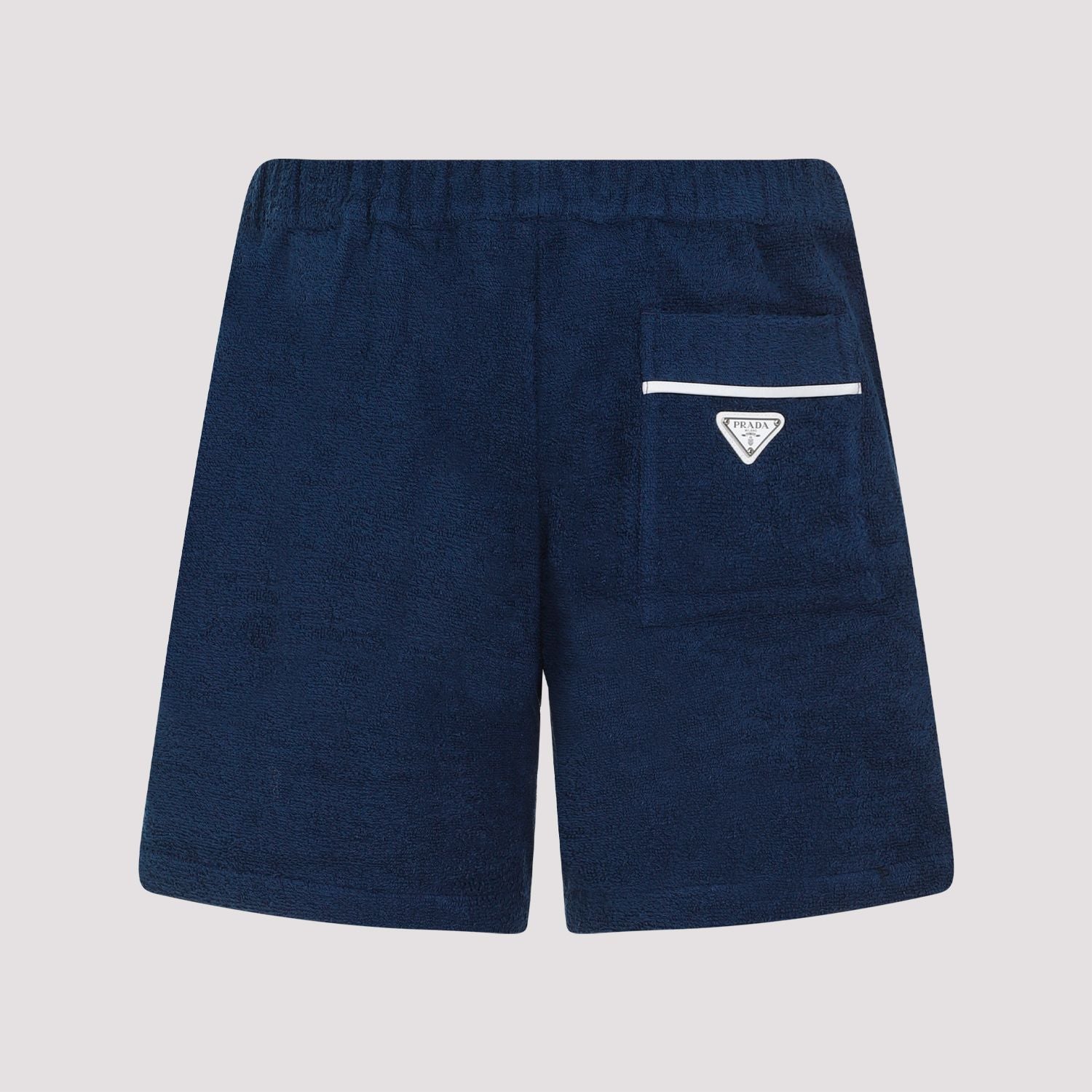 PRADA Mini Terry Bermuda Shorts for Men - SS25