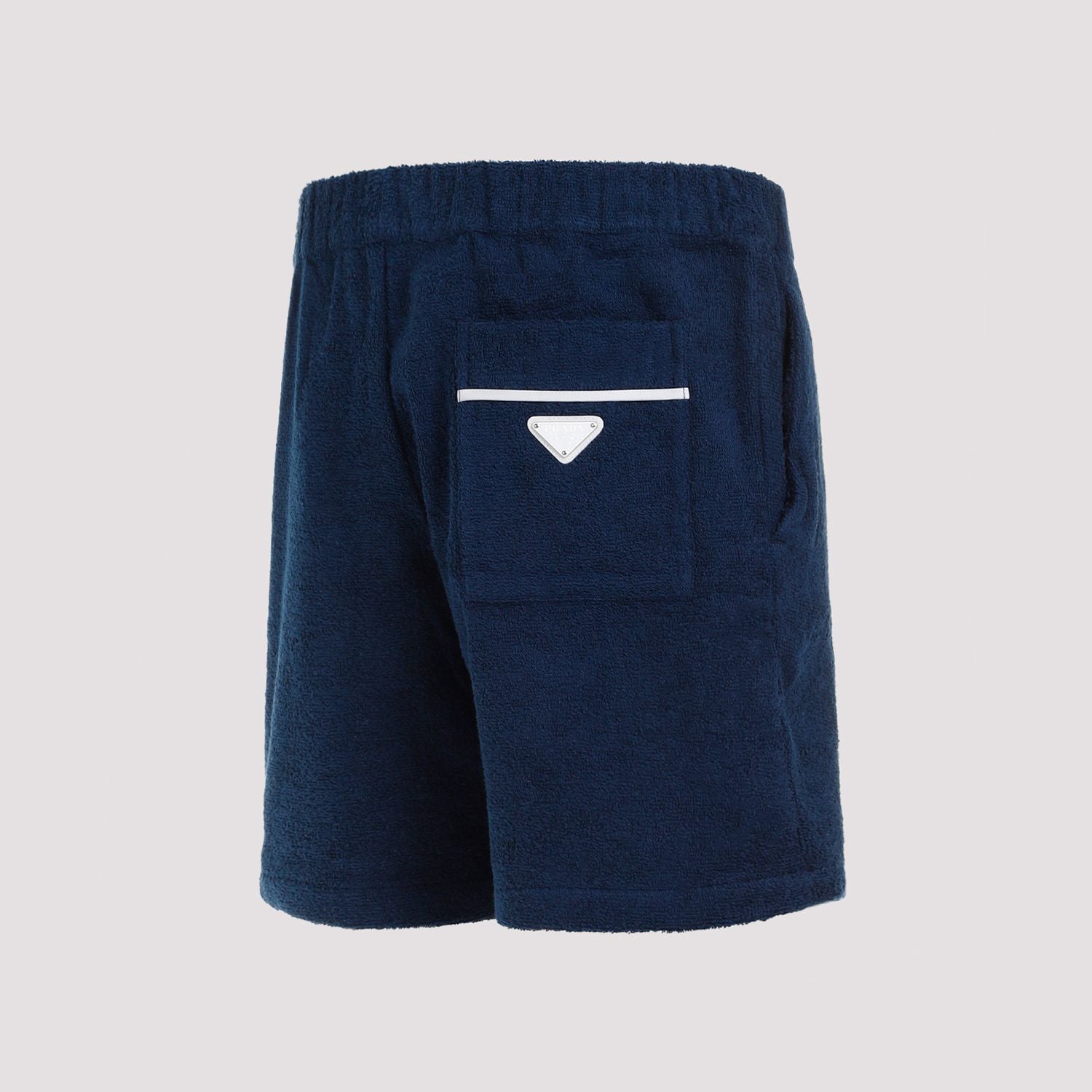 PRADA Mini Terry Bermuda Shorts for Men - SS25