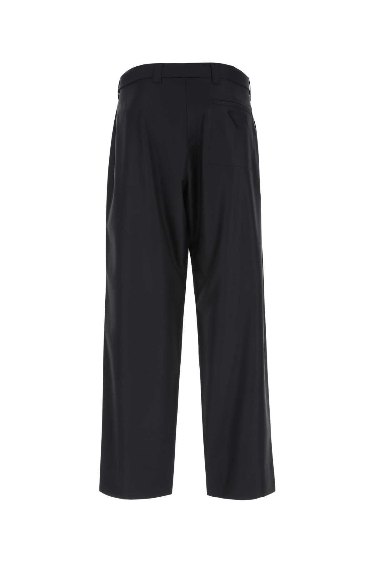 PRADA Wide-Leg Wool Trousers for Men