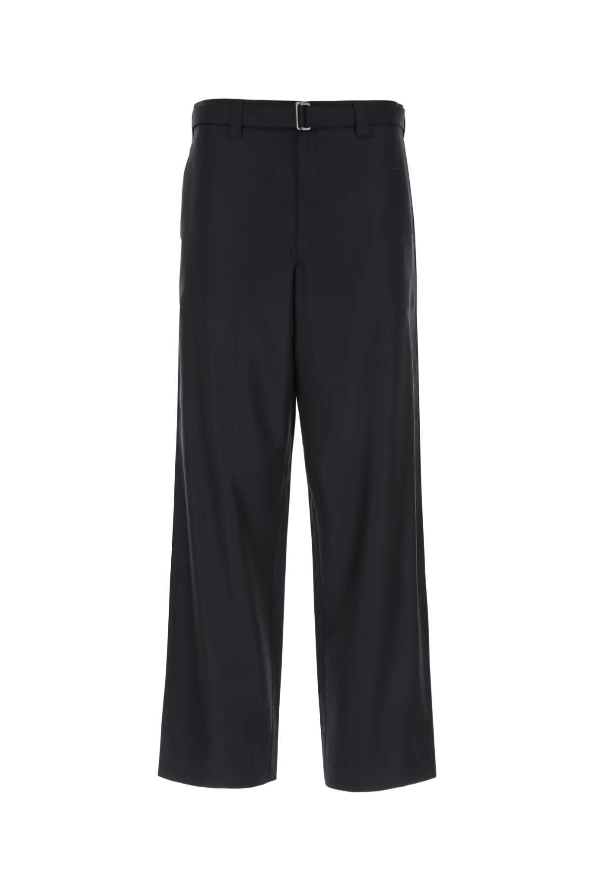 PRADA Wide-Leg Wool Trousers for Men